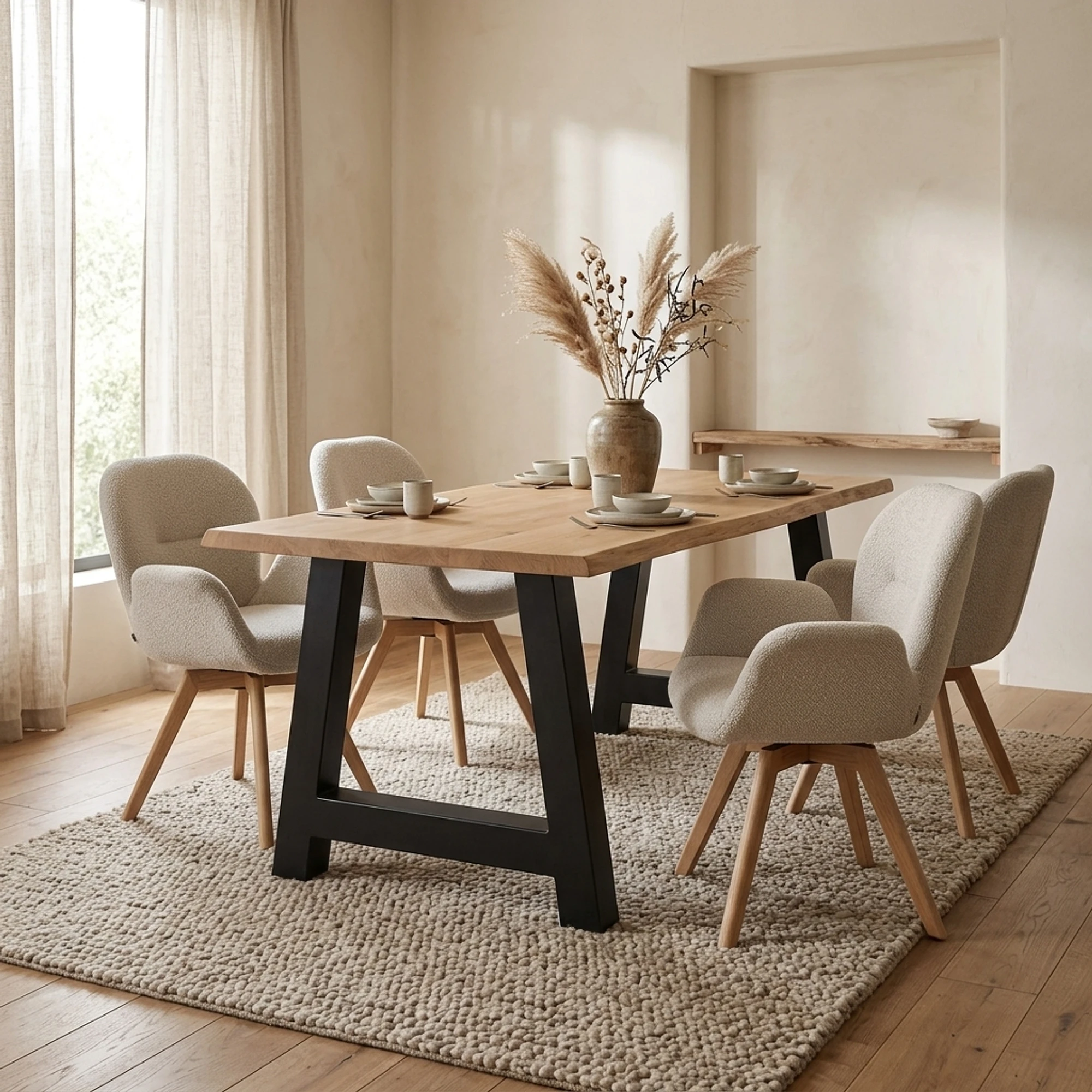 Onderstel A Eettafel Set van 2 - Benoa