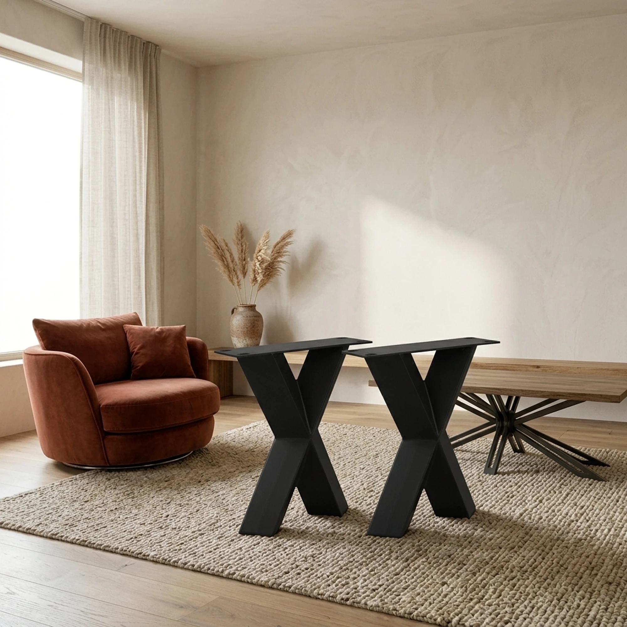 Onderstel X Diamant Bank Set van 2 - Benoa