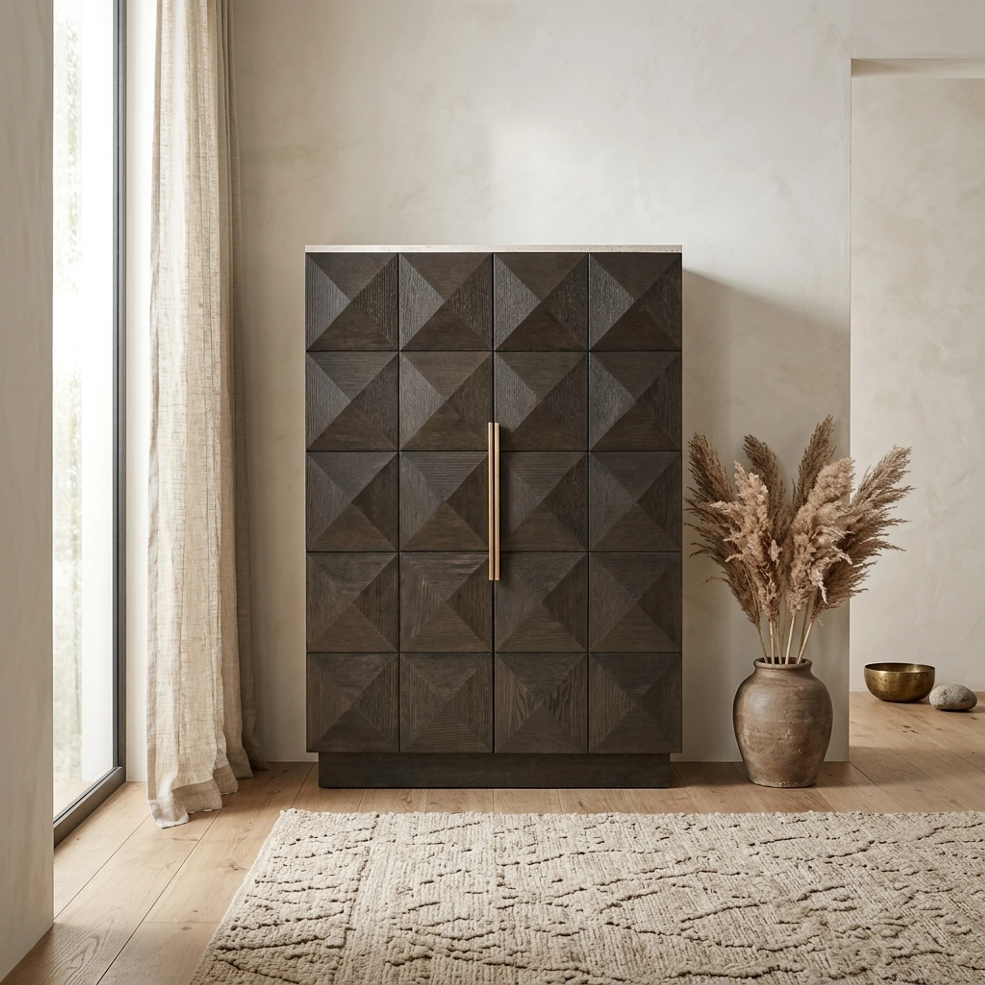Storage Cabinet Claremont brown - Richmond Interiors