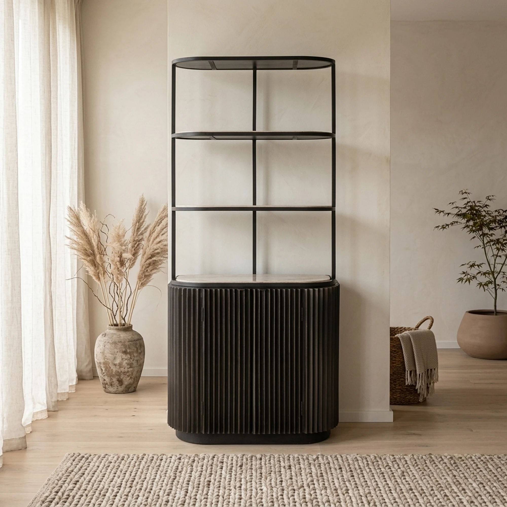 Storage cabinet Hampton dark brown - Richmond Interiors