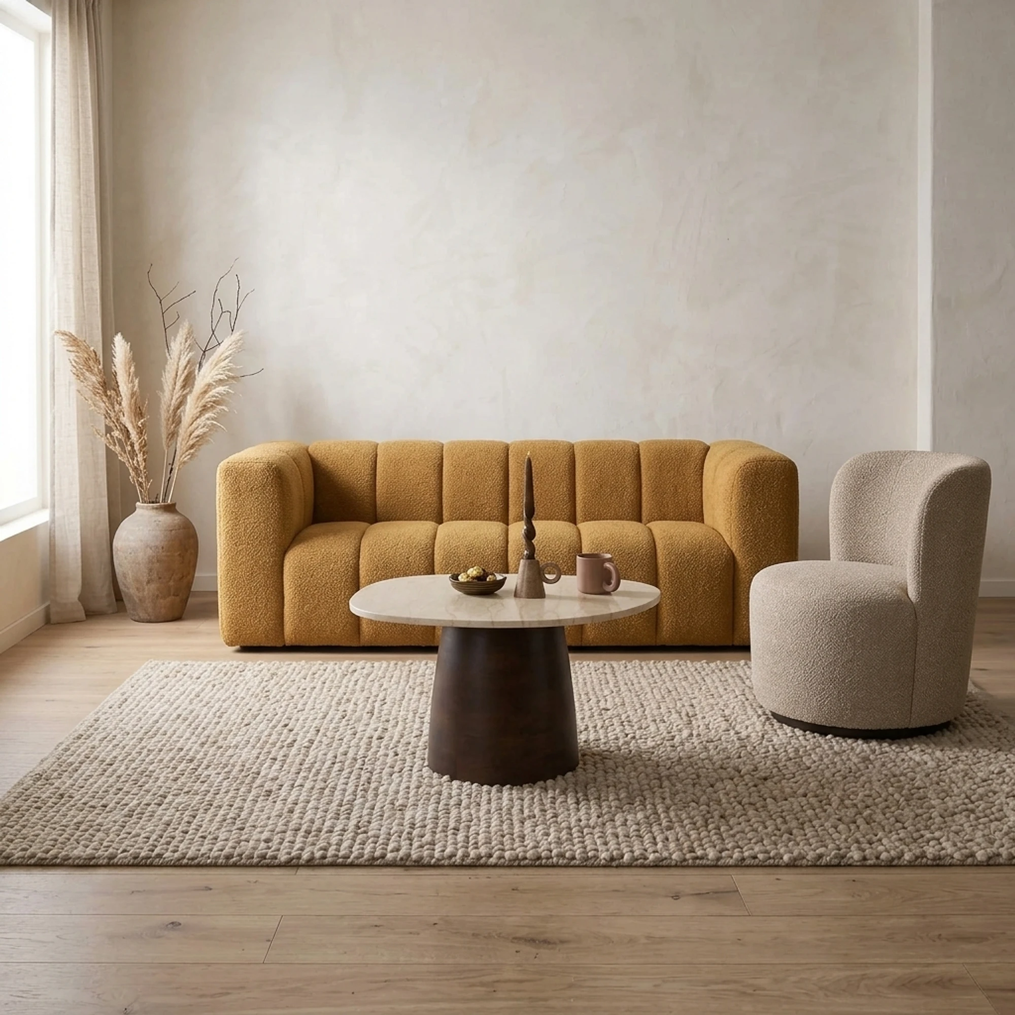 Organische salontafel Liv 80 cm - Starfurn