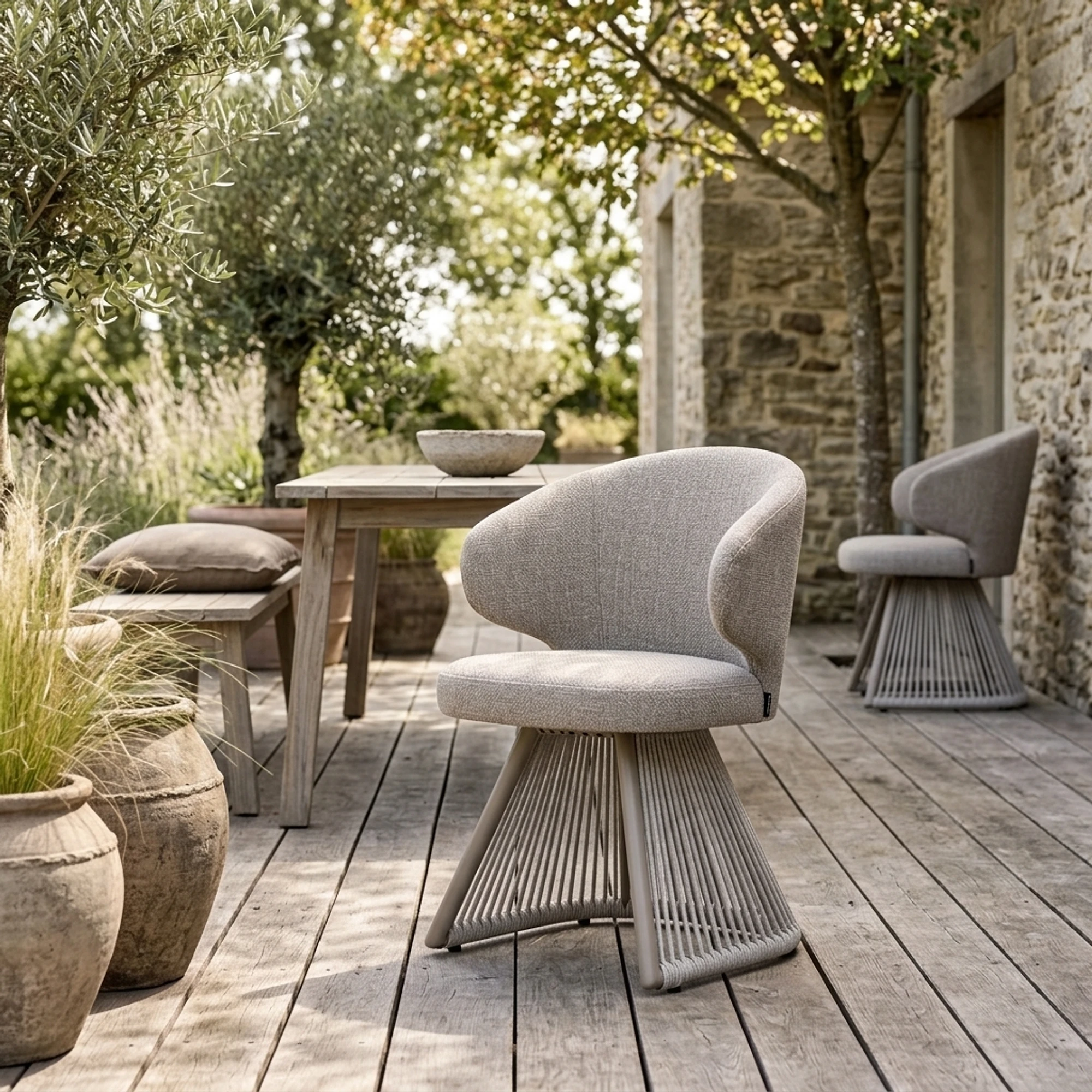 Outdoor Stuhl Nuba greige alpine - Richmond Interiors