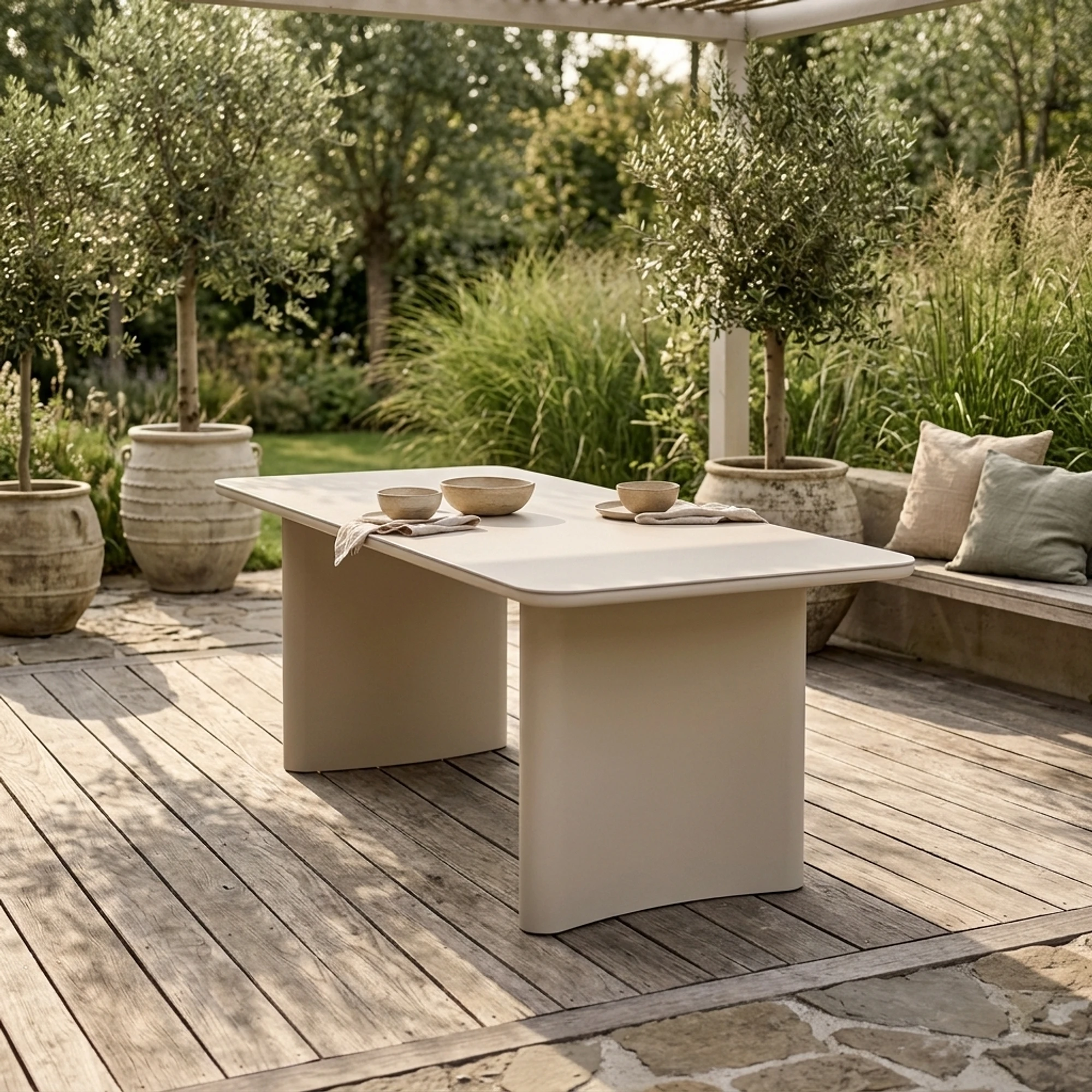 Outdoor Esstisch Senza light beige 220 - Richmond Interiors