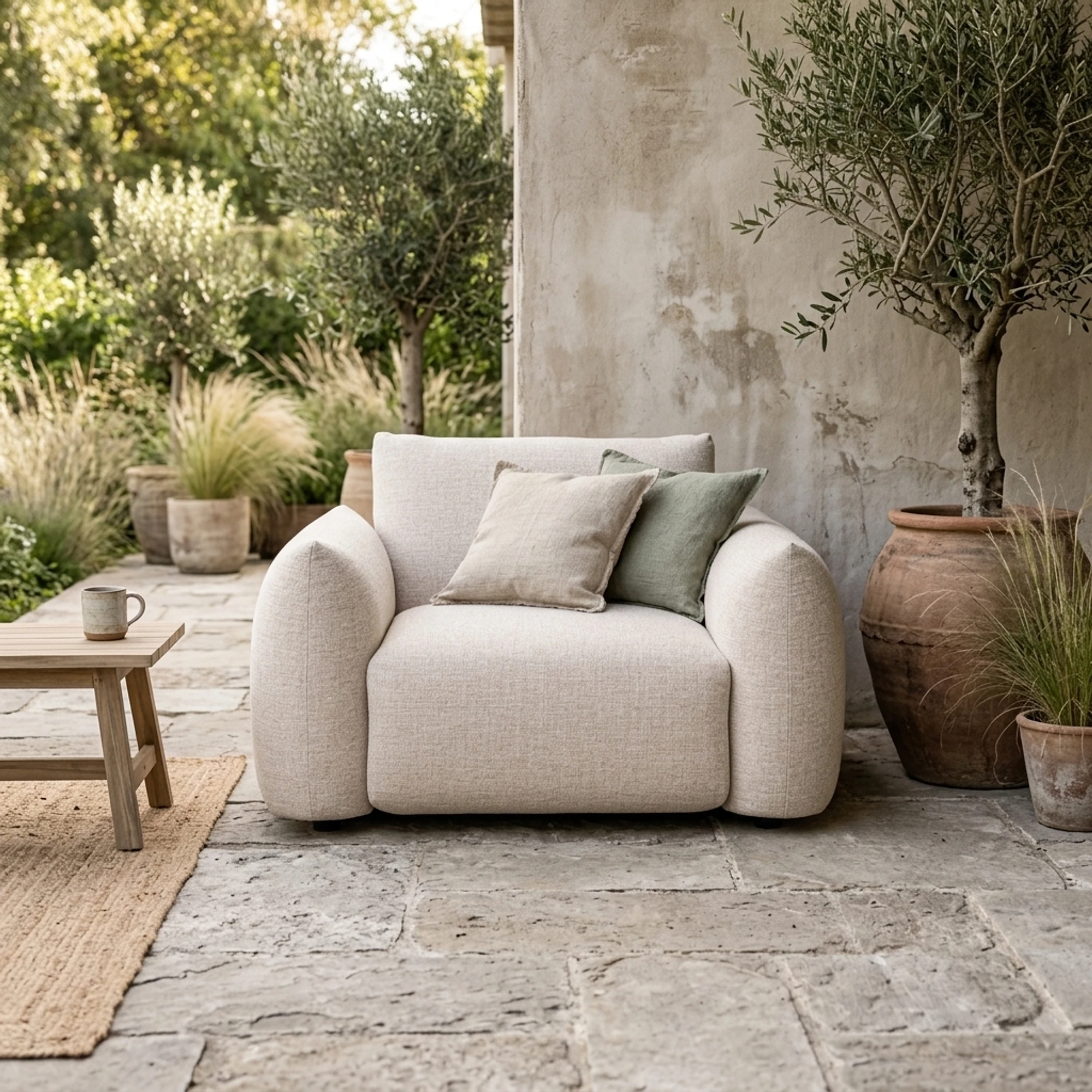 Outdoor Lounge Stuhl Dawson beige alpine - Richmond Interiors