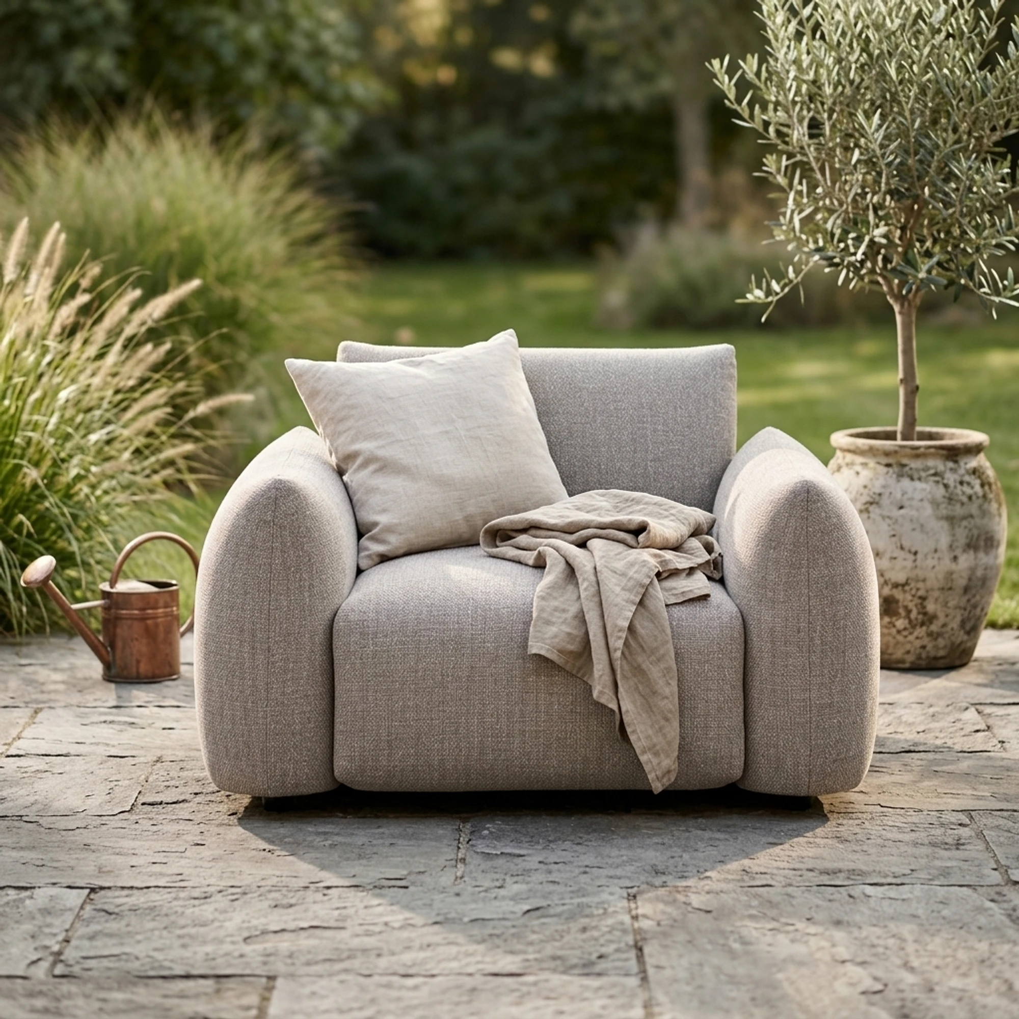 Outdoor Lounge Stuhl Dawson greige alpine - Richmond Interiors