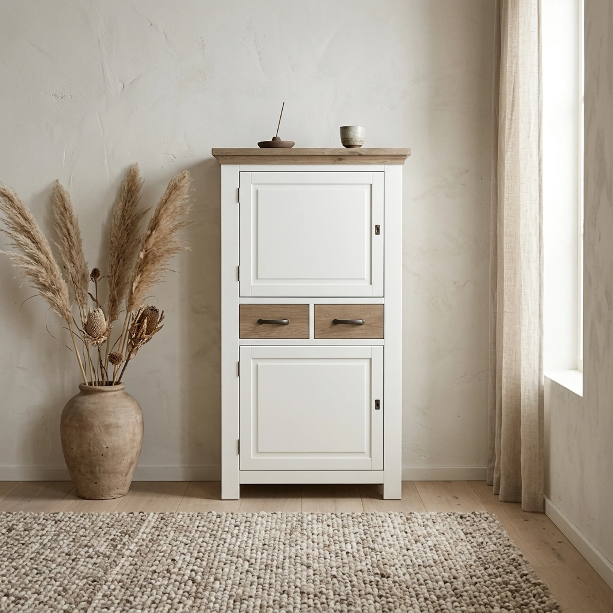 Storage cabinet Parma white 90 cm - Tower Living