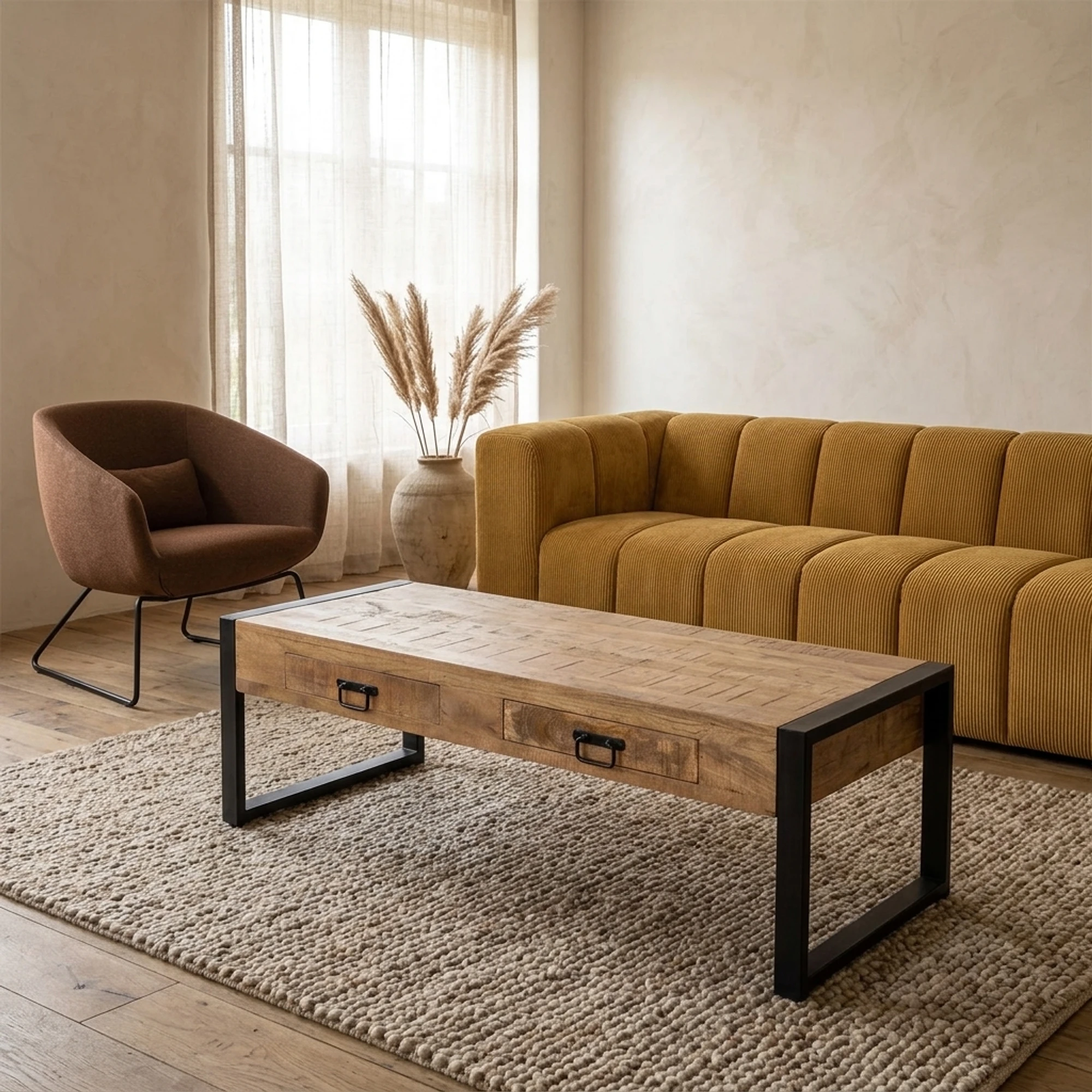 Salontafel Britt met Laden - Benoa