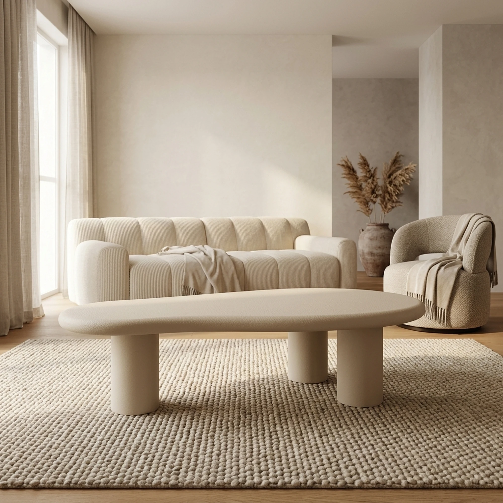 Salontafel Clayton beige 160x80 - Richmond Interiors