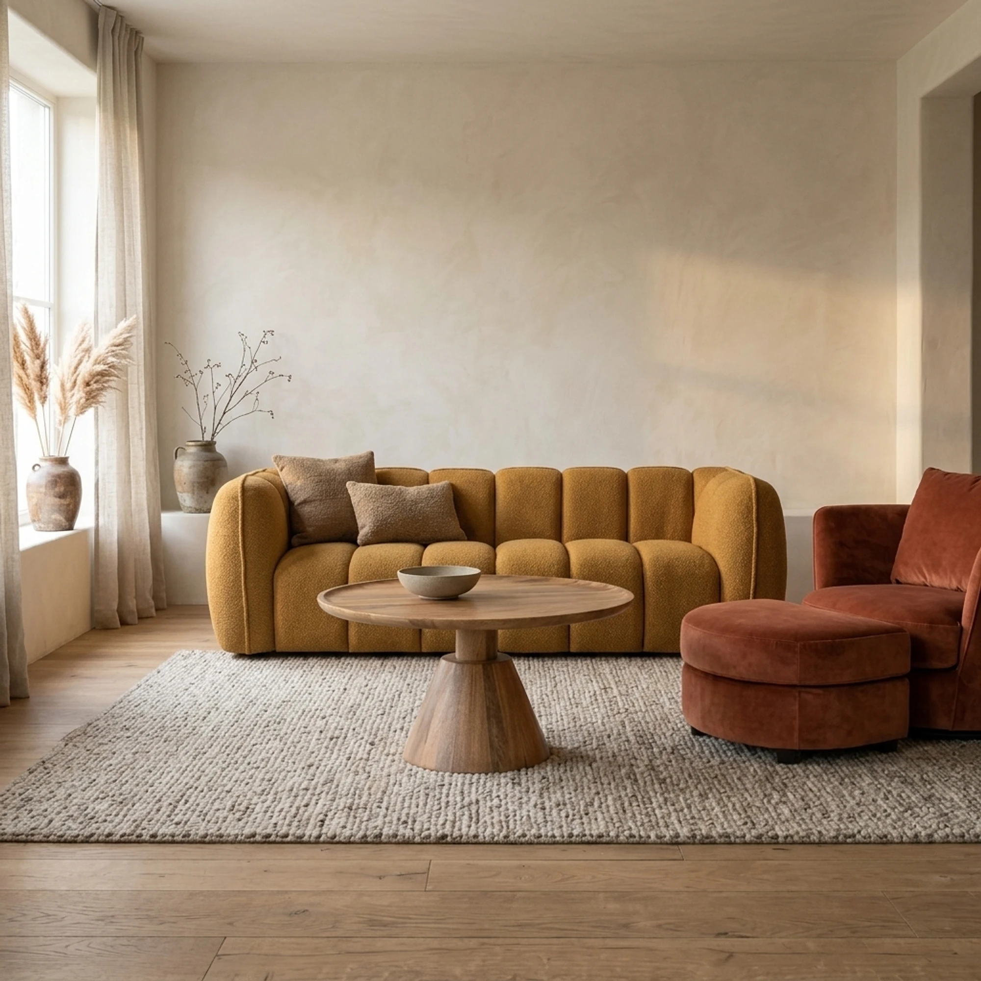Salontafel Jade Kegelvoet Naturel - Benoa