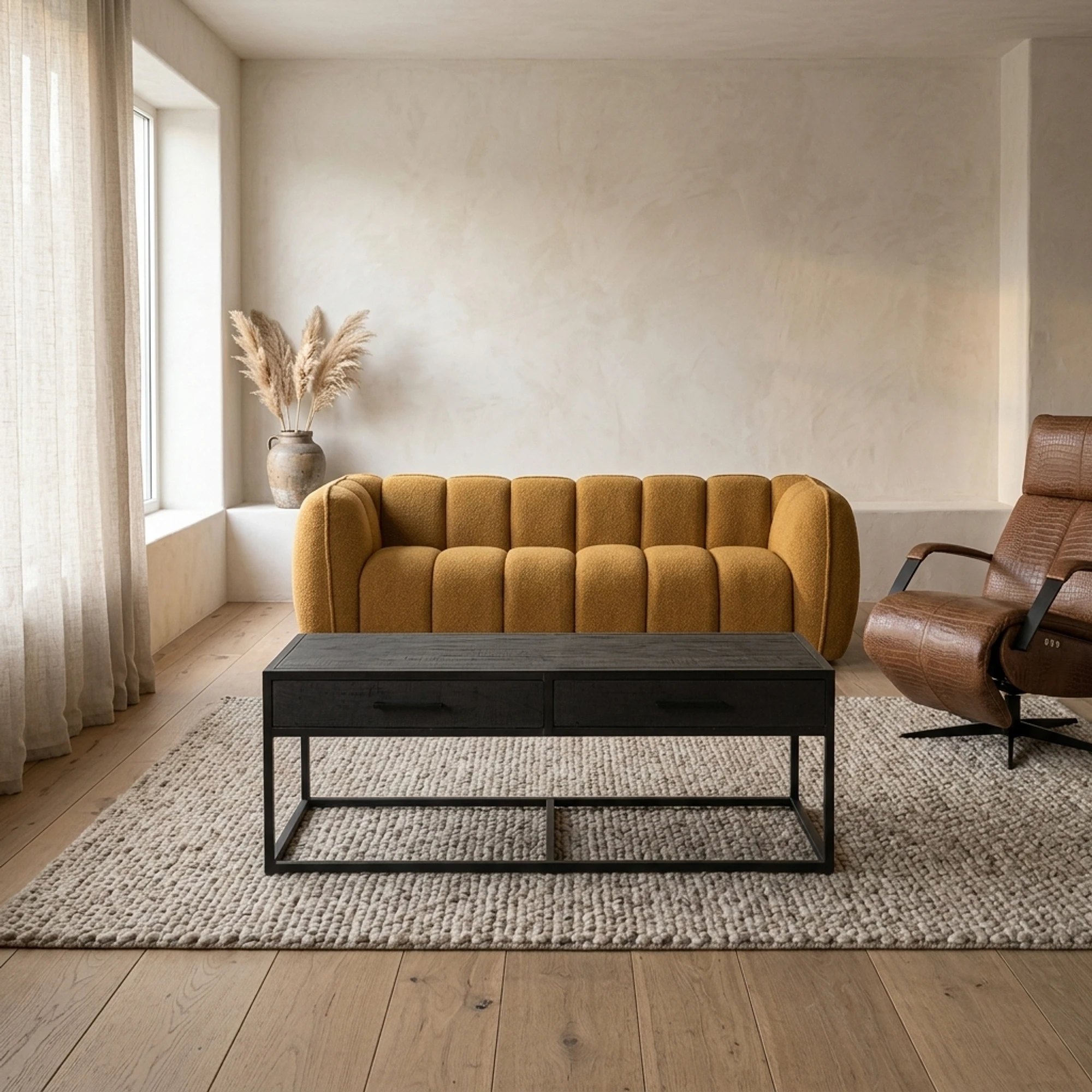 Salontafel Jax Zwart 120 - Benoa