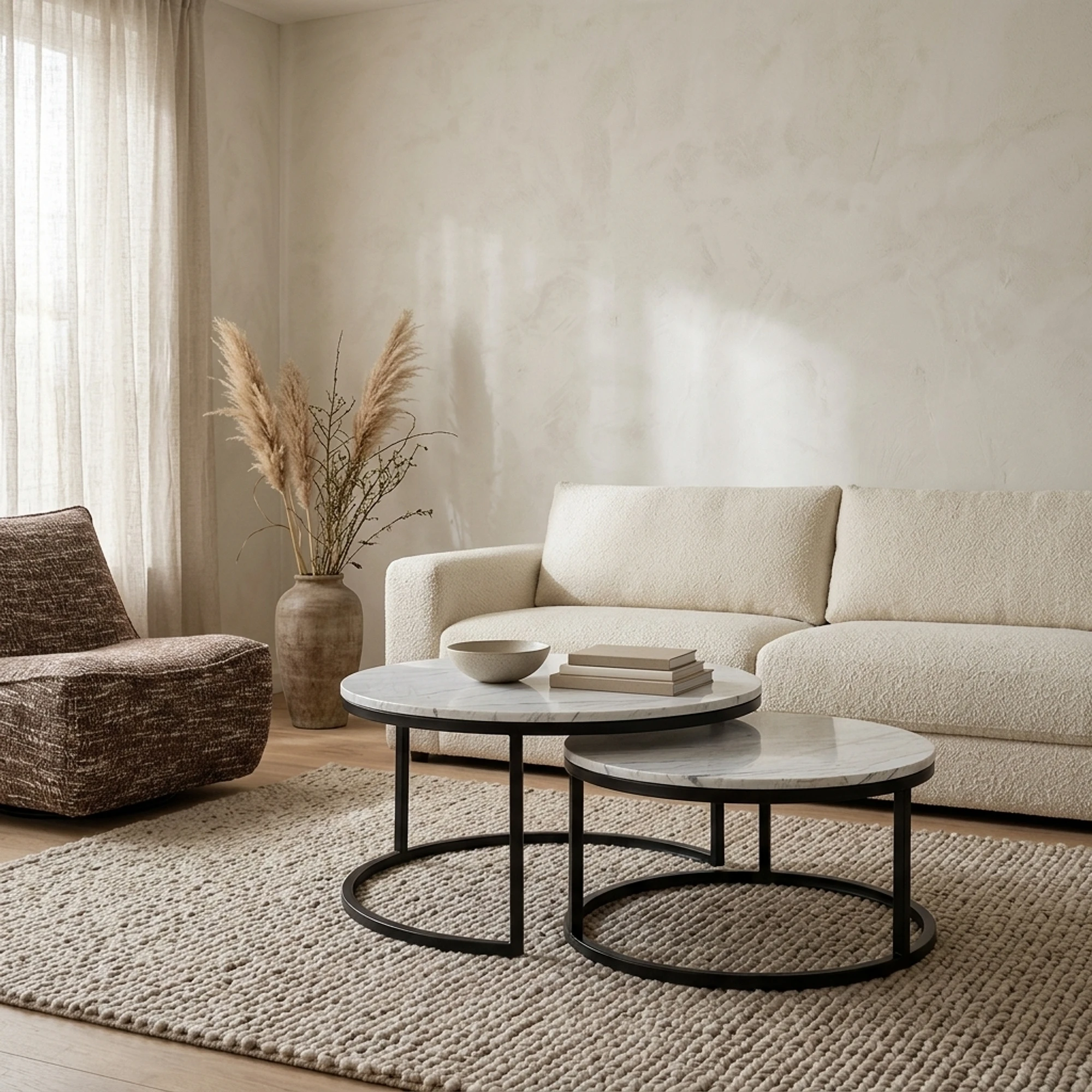 Couchtisch Lexington white (Set aus 2) - Richmond Interiors