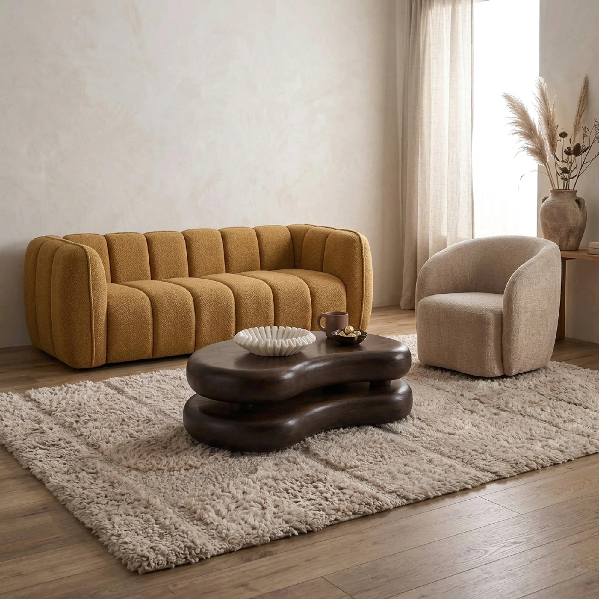 Salontafel Mads Mangohout Bruin 99 cm - Starfurn