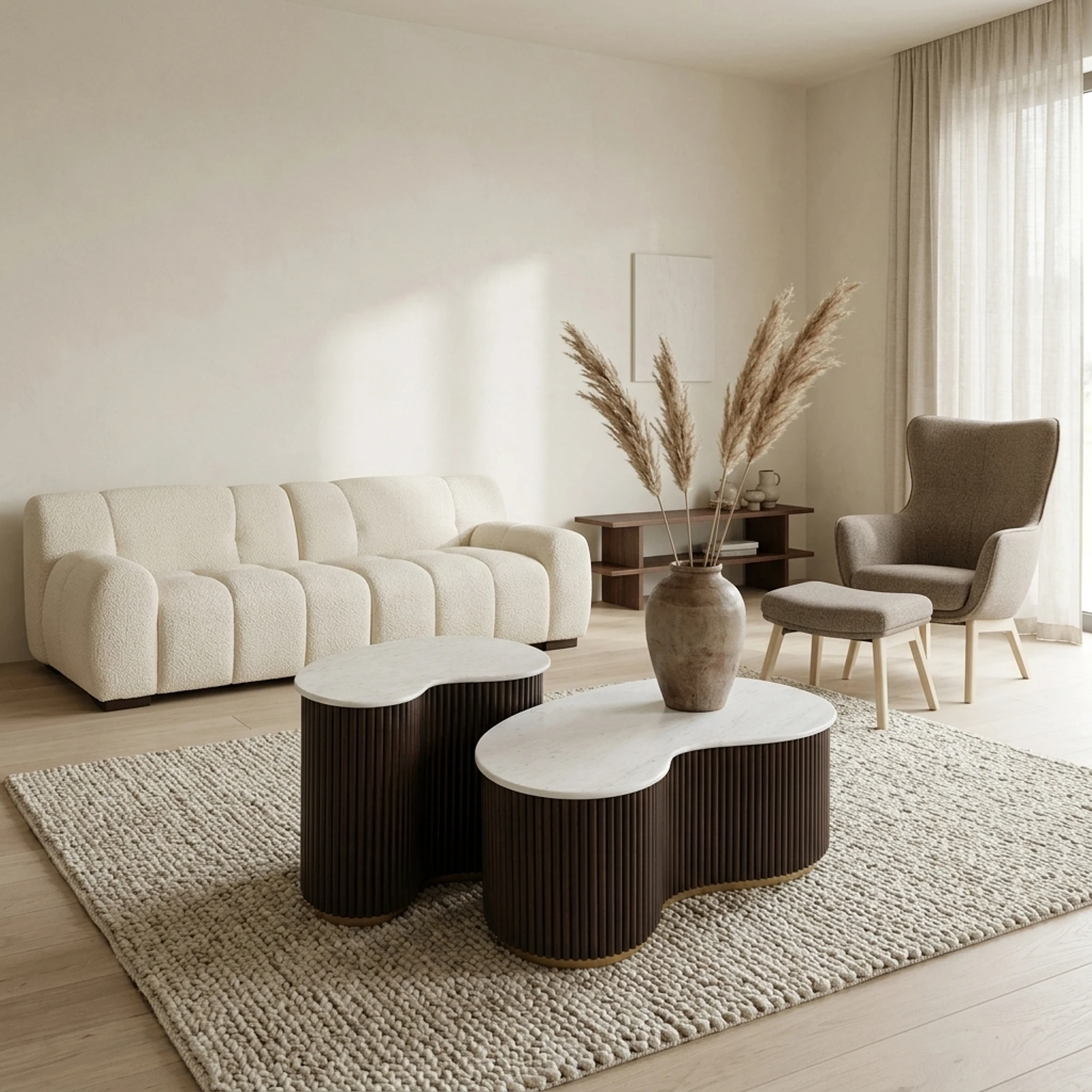 Coffee table Mayfield brown (set of 2) - Richmond Interiors