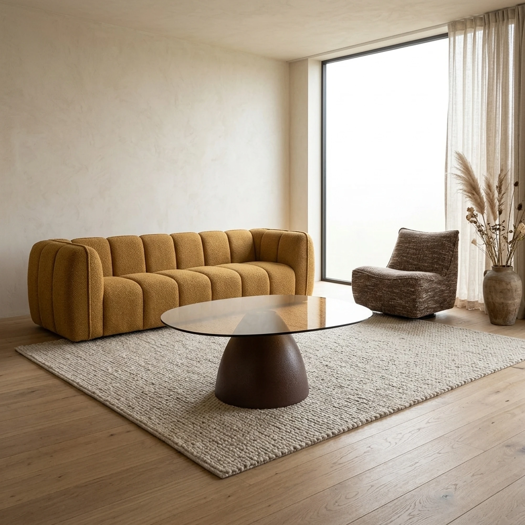 Couchtisch Mylon Brown 86cm - Brix