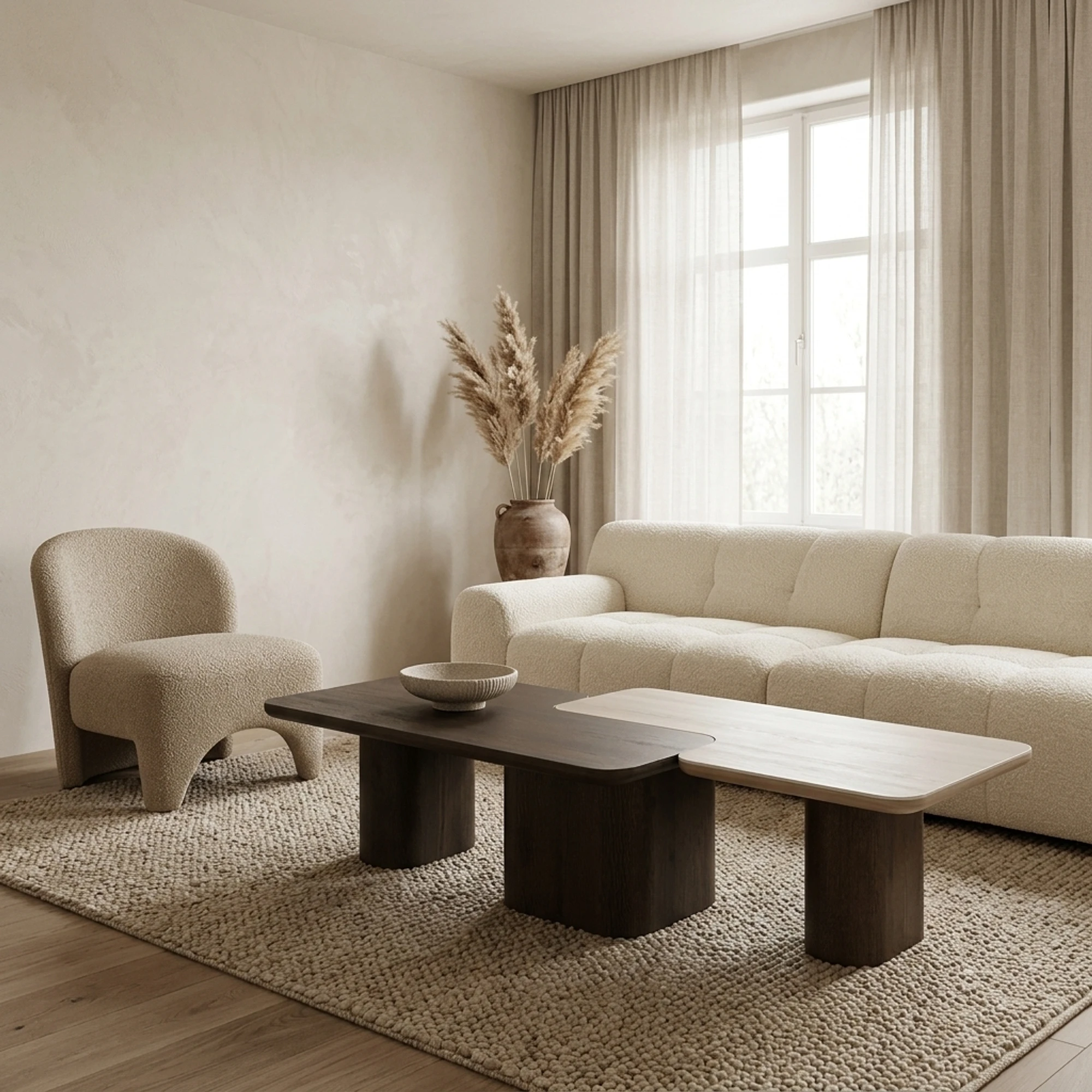 Coffee table Nando brown (set of 2) - Richmond Interiors
