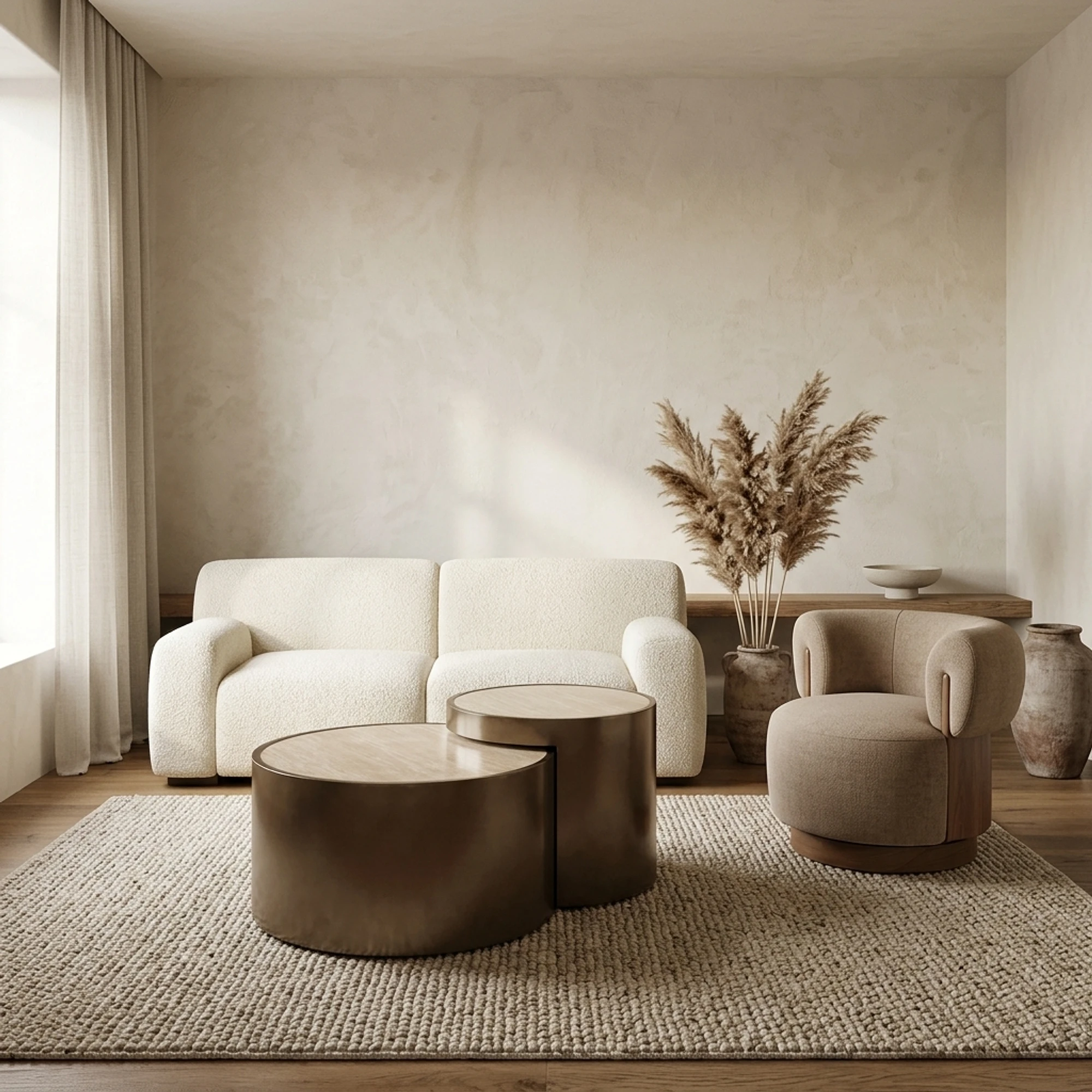 Salontafel Ronson beige (set van 2) - Richmond Interiors