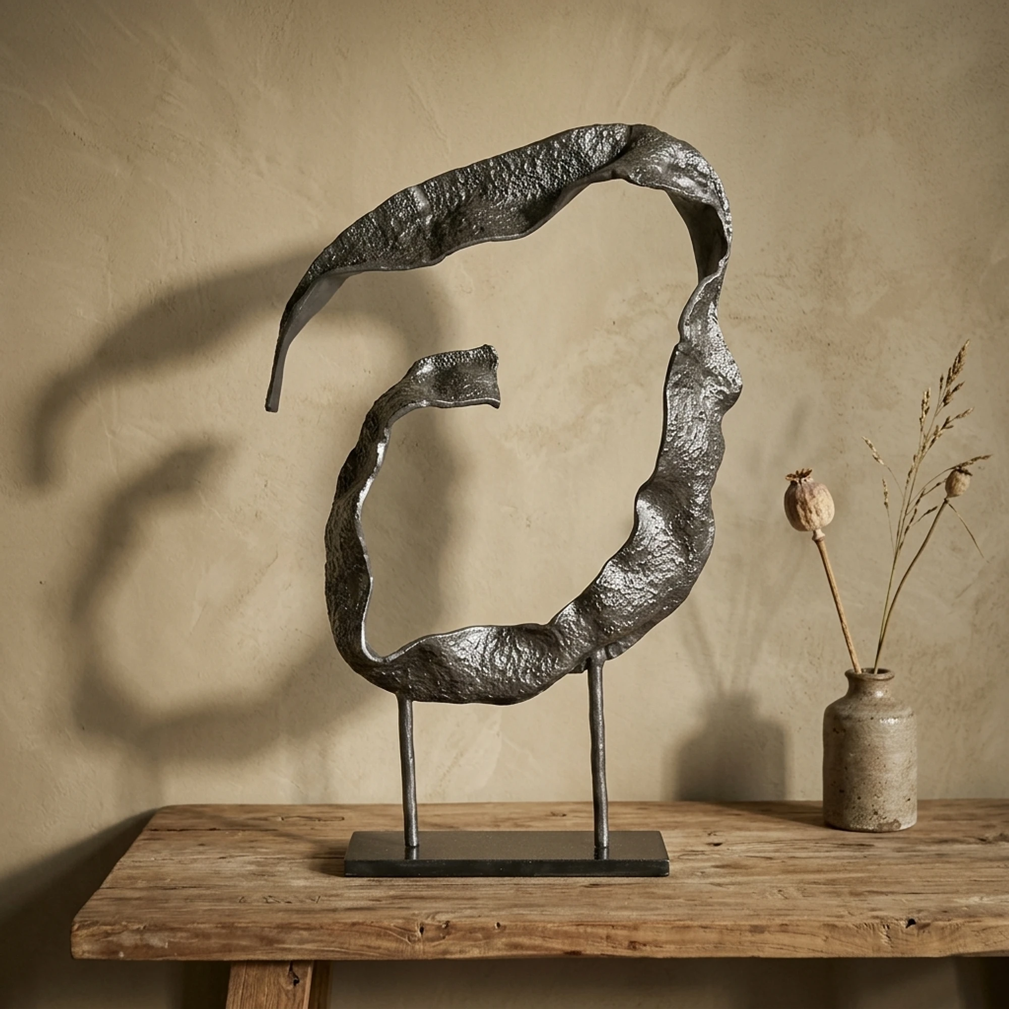 Sculptuur Antiek Lood - Benoa