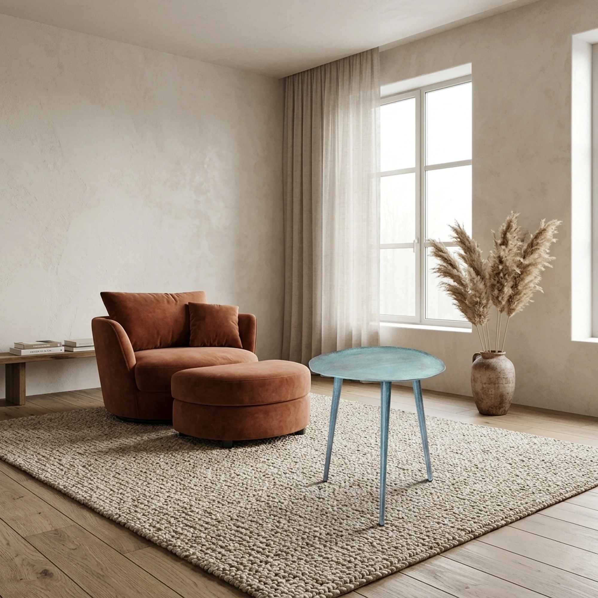 Side Table Blue Patina 46 - Benoa