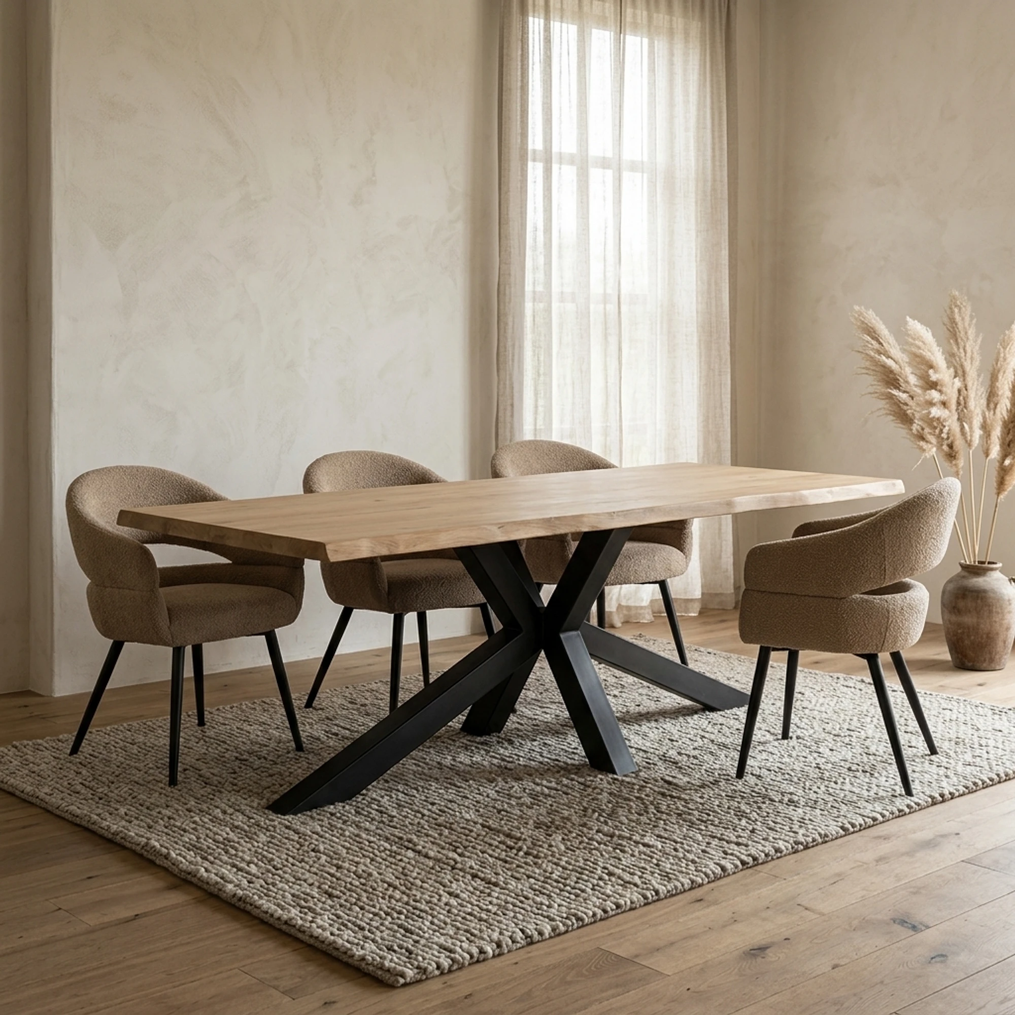 Sovana Dining Table natural rectangular 260 cm - Tower Living