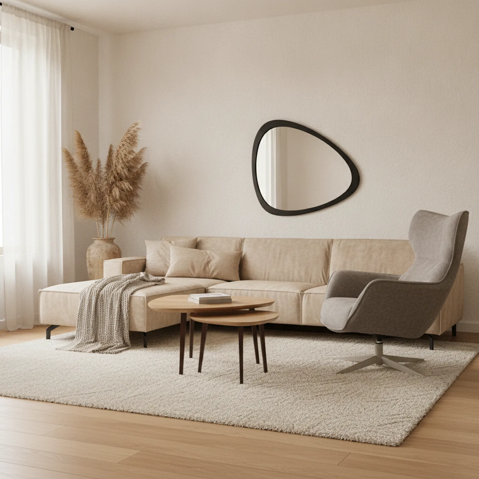 Salontafelset Omaha Mangohout, set van 2 - Starfurn