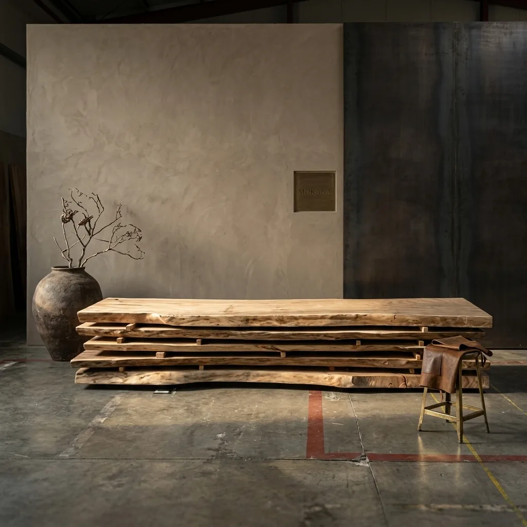 Suar Boomstam Bladen: Massief Hout