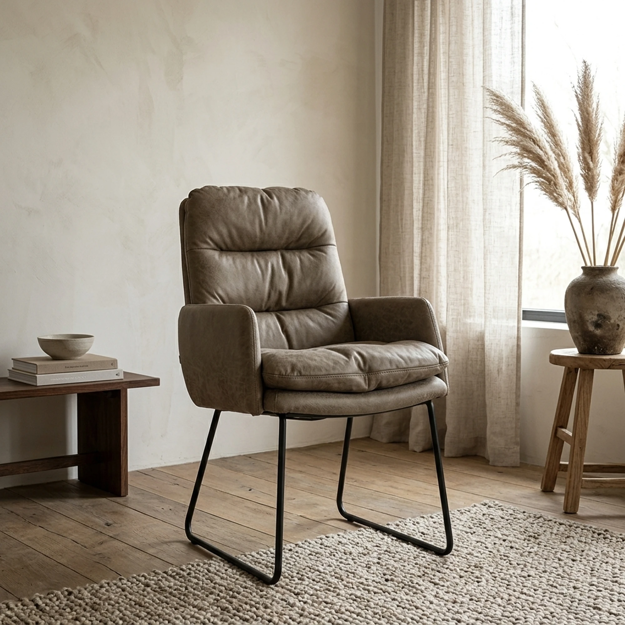 Sessel Toro - Cabo 387 Taupe - Tower Living