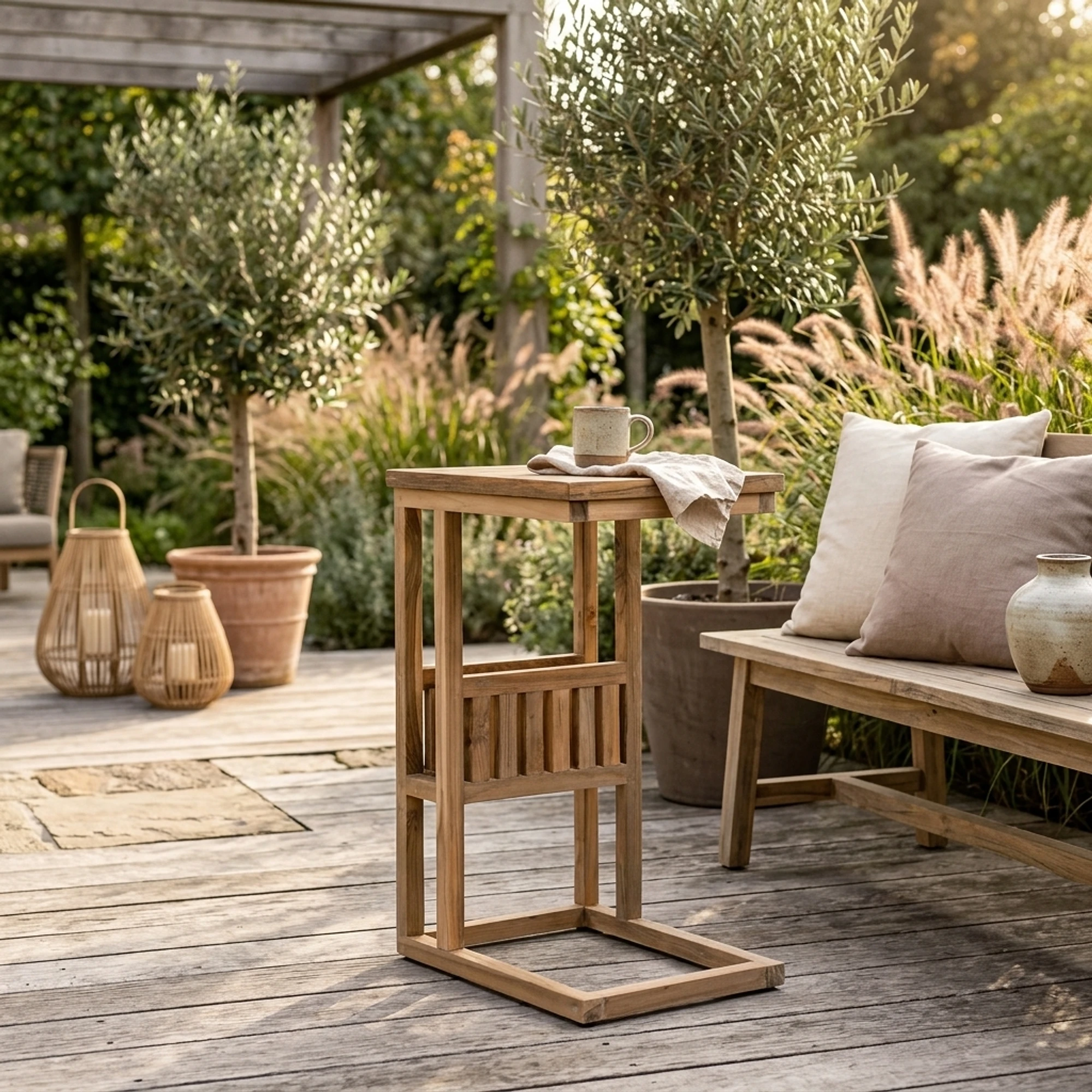 Tuin Banktafel Negara Teak - Benoa