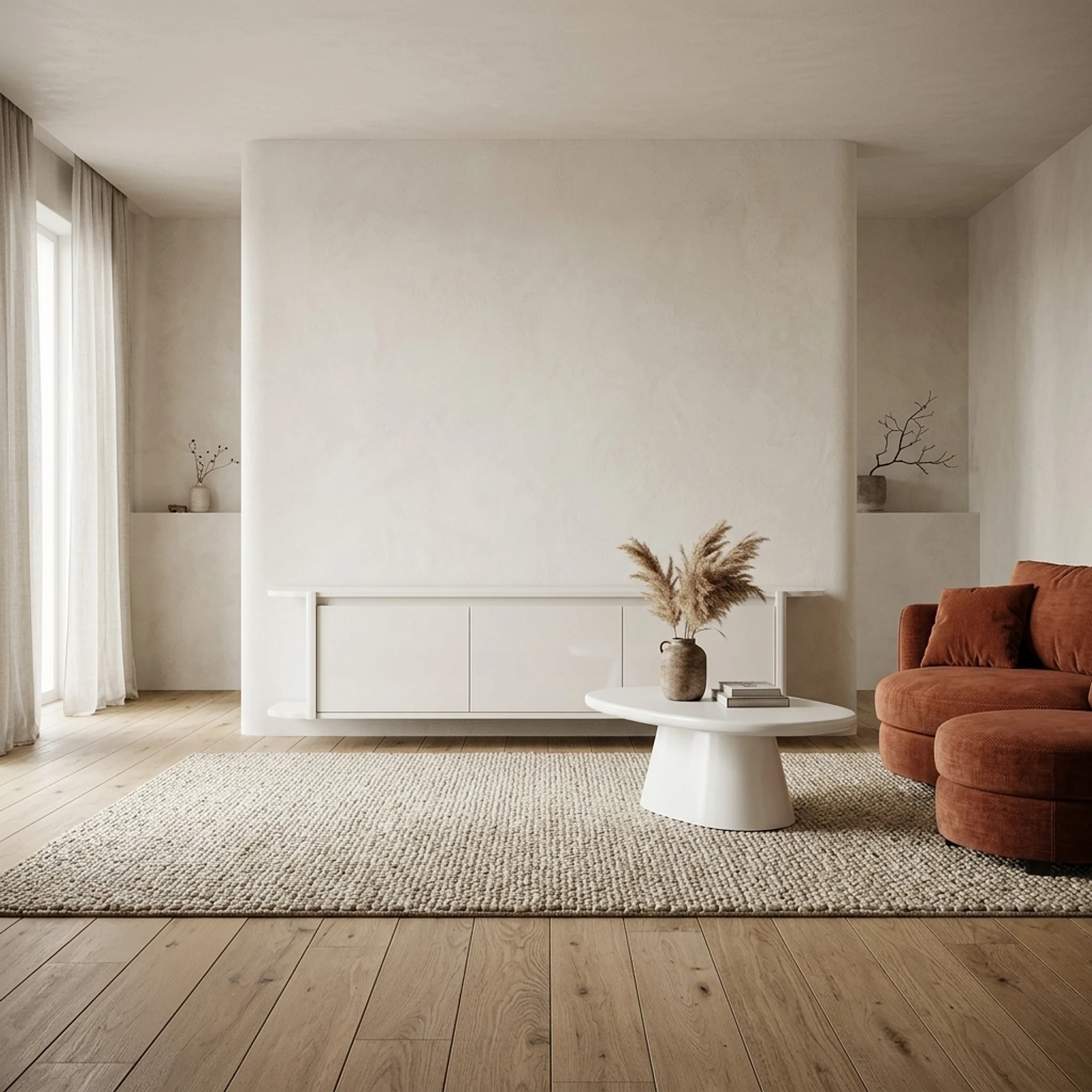 Jade TV Unit Floating Off White - Benoa