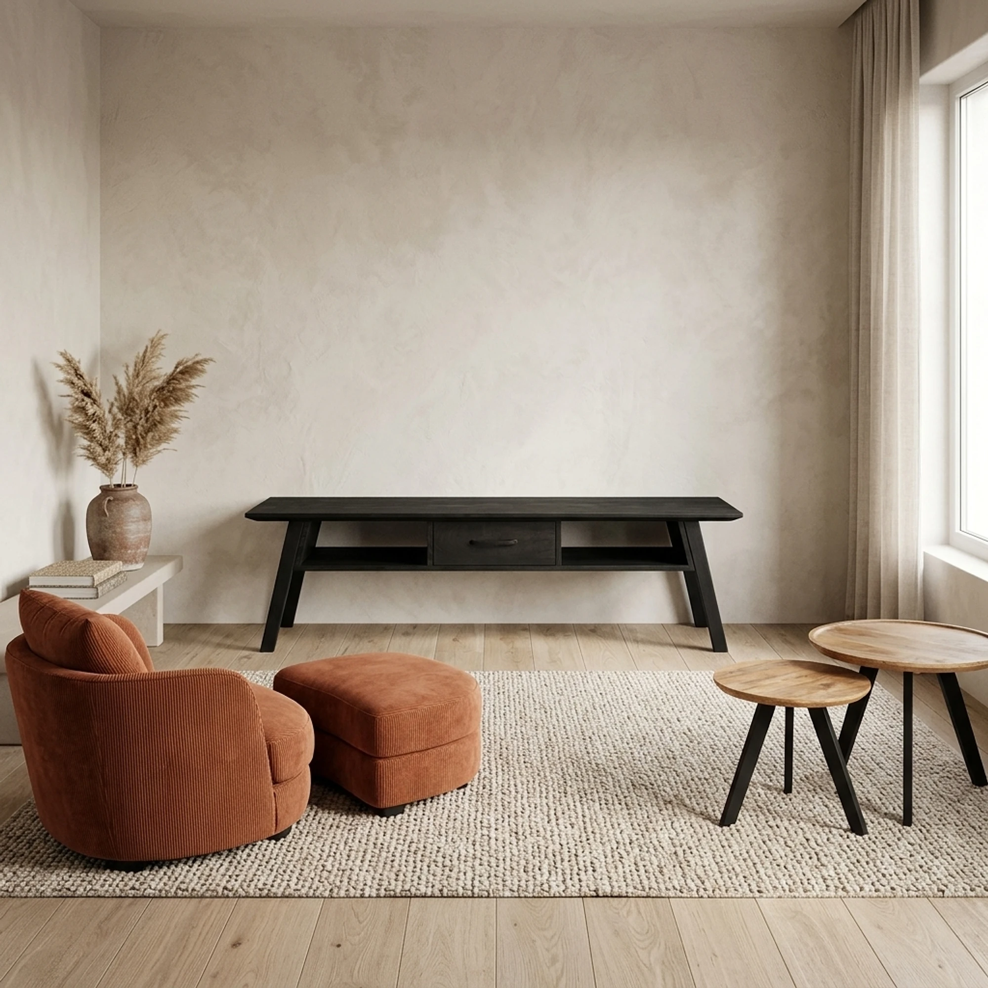 TV Unit Berlin Black - Benoa