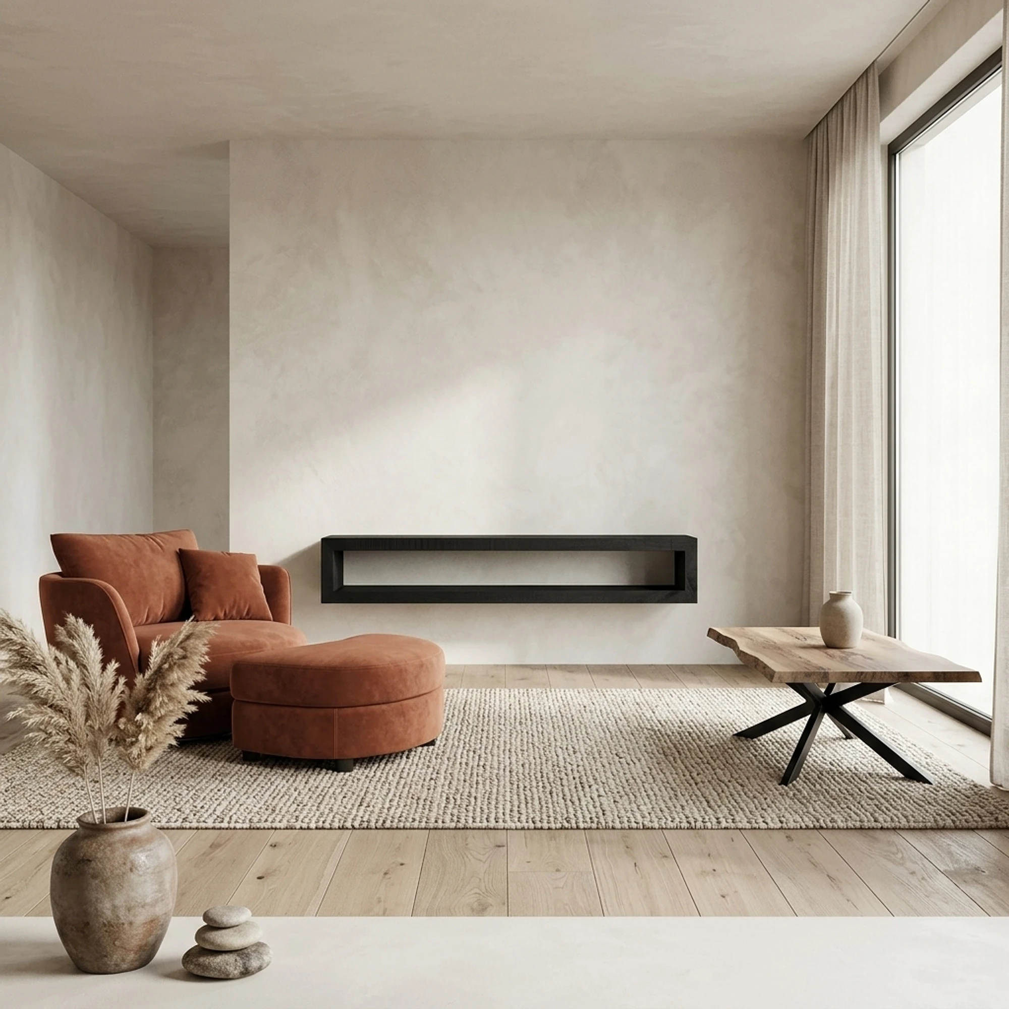 TV Unit Wall-Mounted Black 160 - Benoa