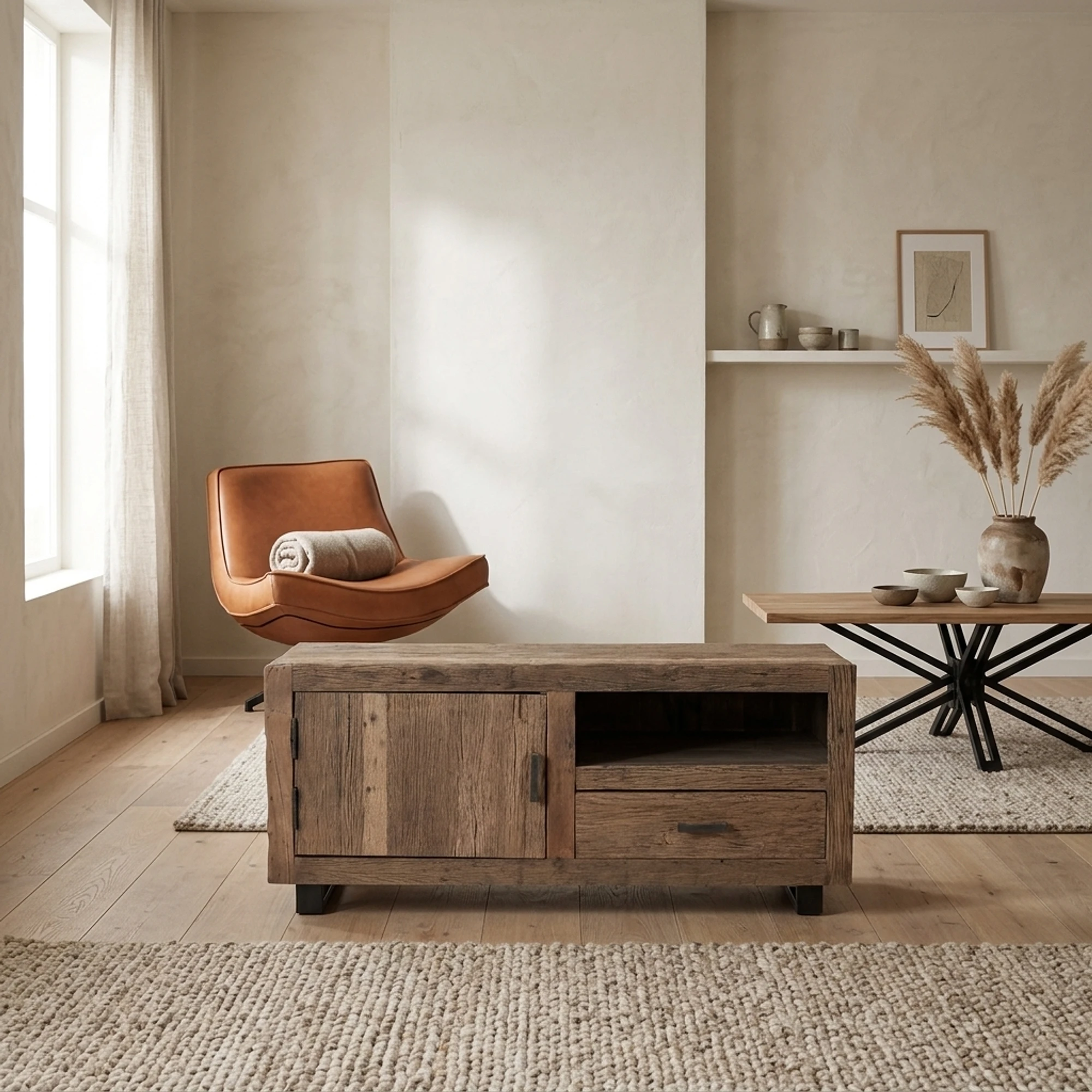 Tv-Meubel Roots 1 deur 1 lade 110 - Benoa