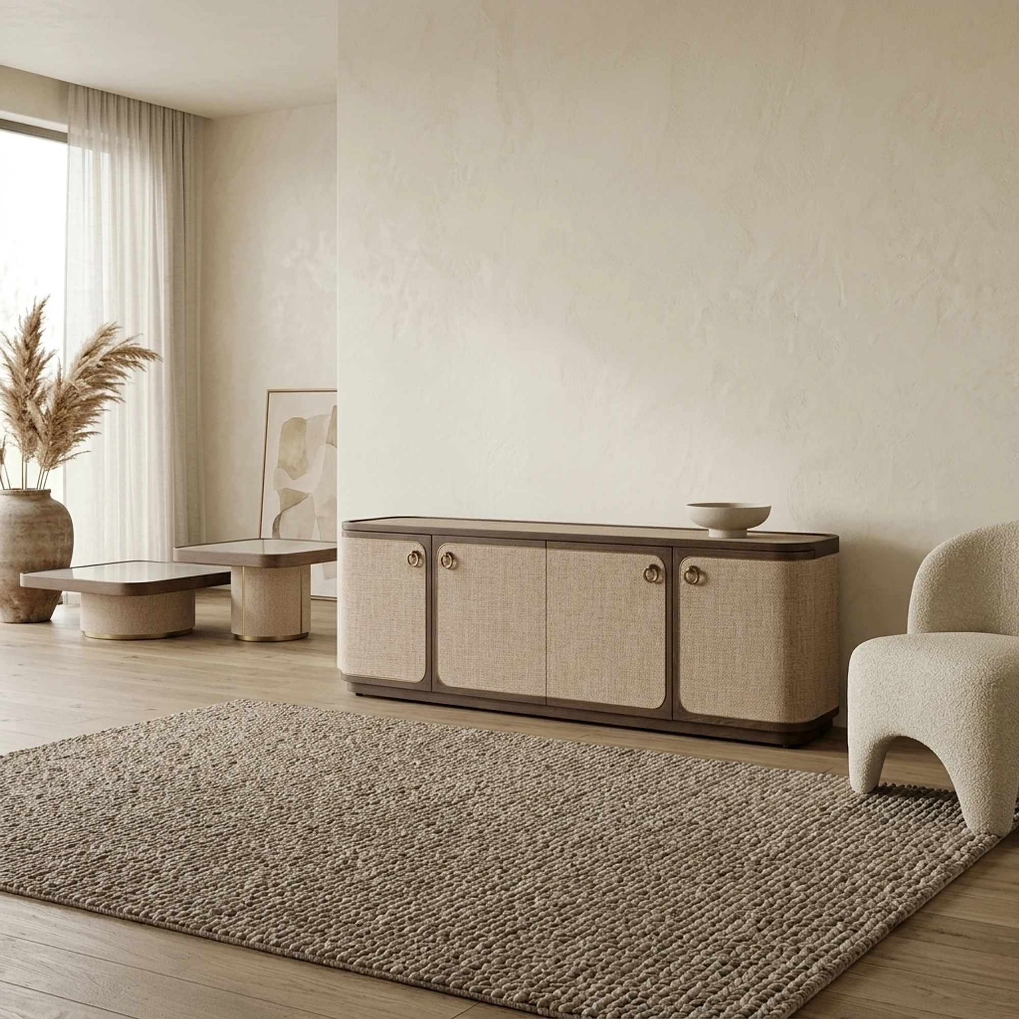 TV-Schrank Willox beige 4-doors - Richmond Interiors