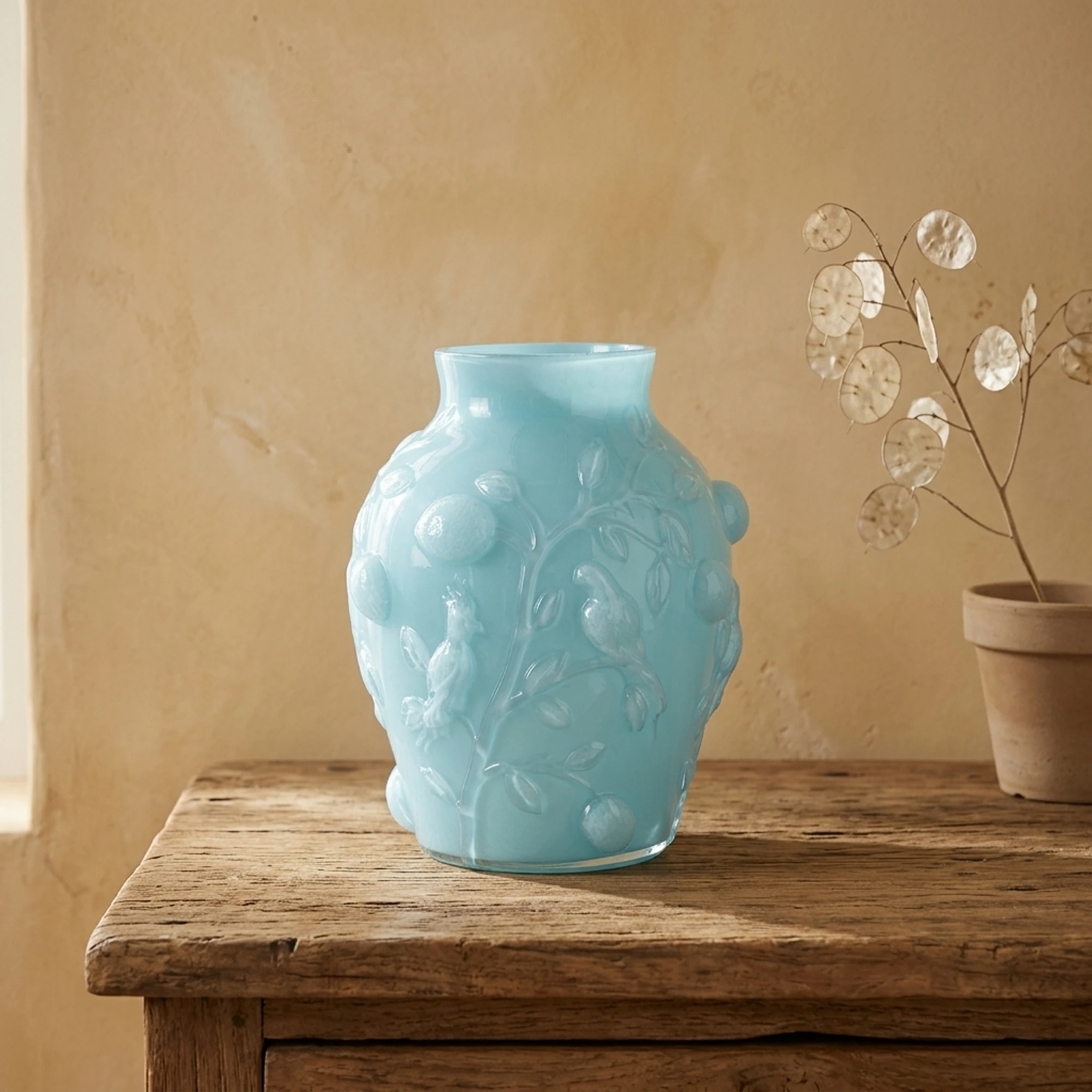 Vaas Aru Lichtblauw - By-Boo