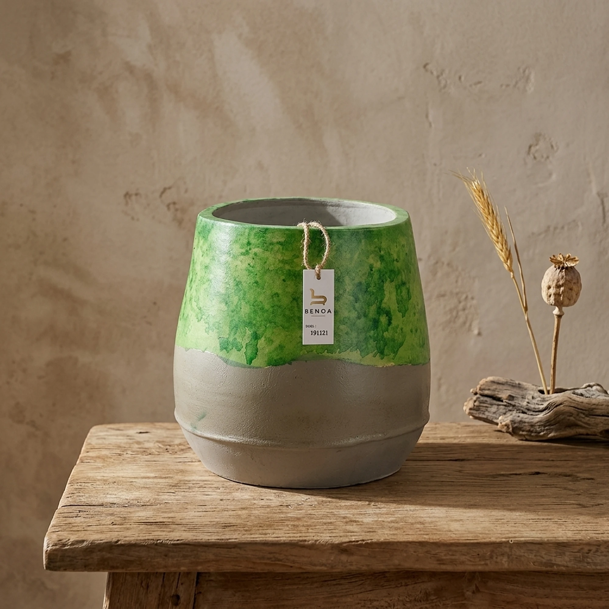 Vaas Groen Medium - Benoa