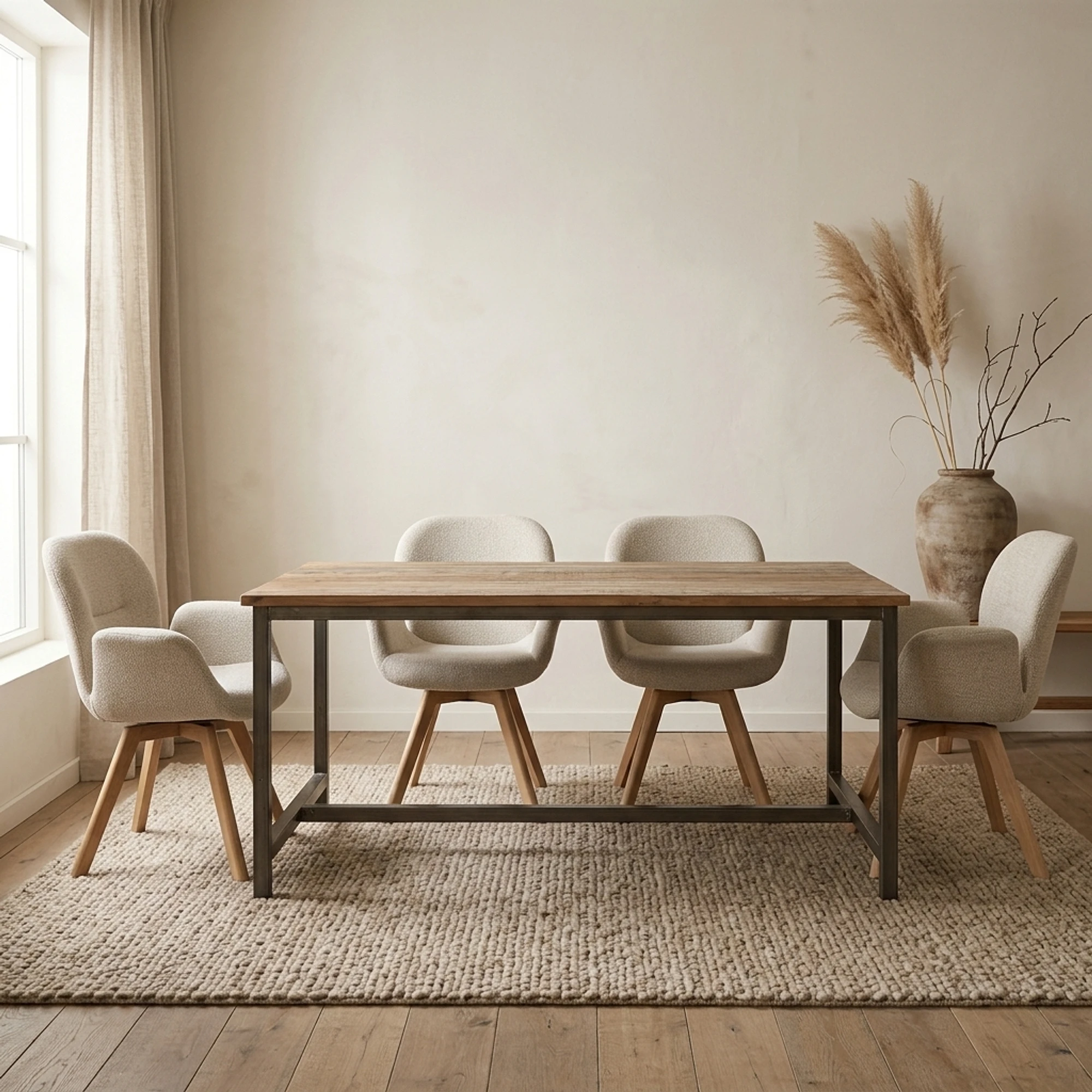 Dining Table Venetie brown rectangular 180 cm - Tower Living