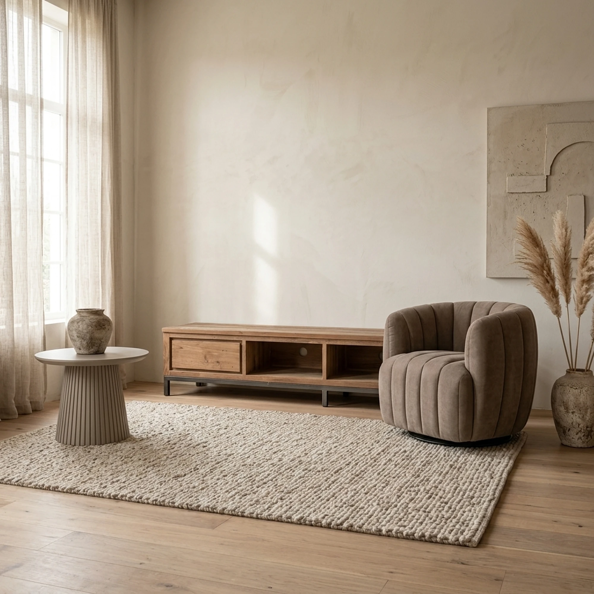 TV unit Venetie brown 220 cm - Tower Living