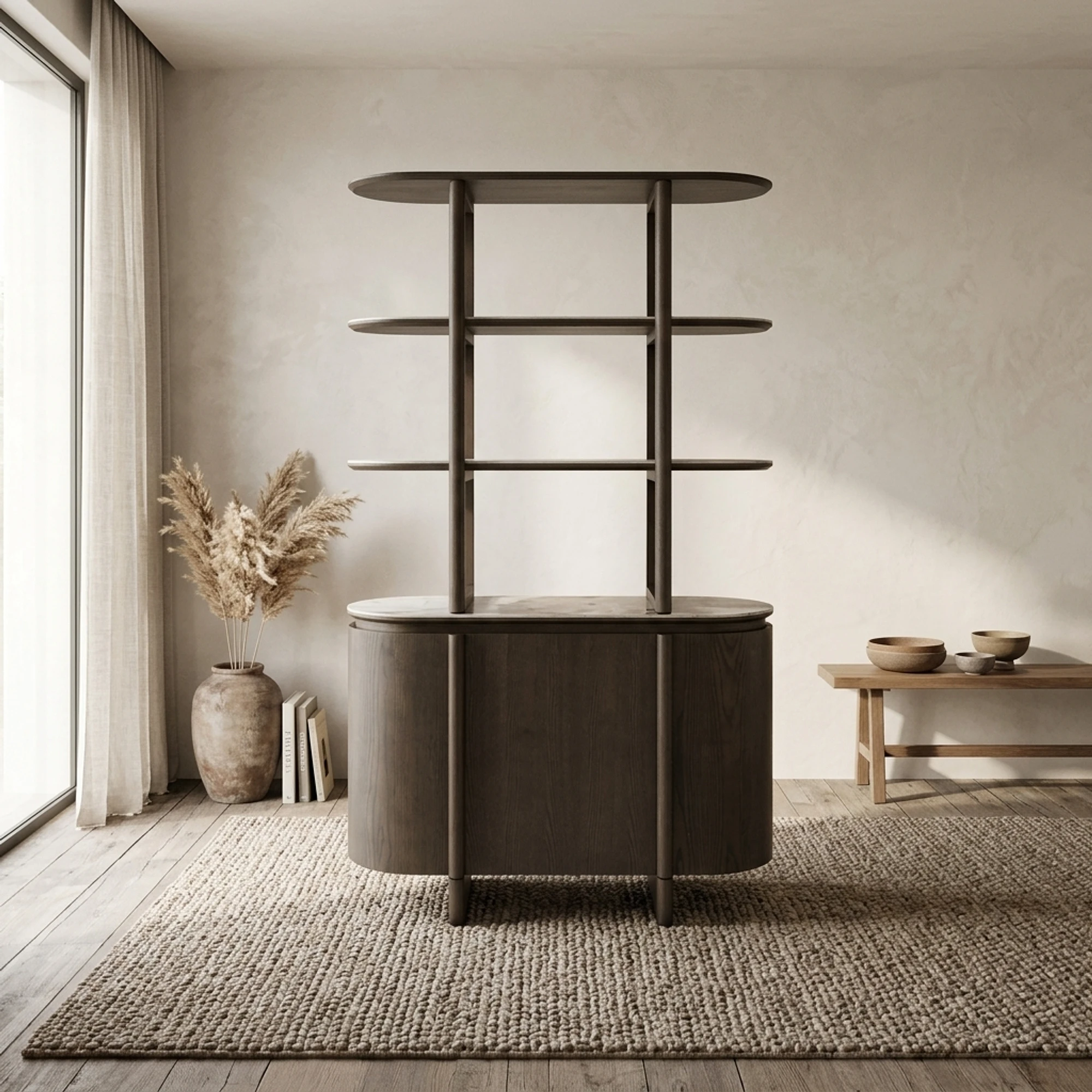 Wandkast Langford brown - Richmond Interiors