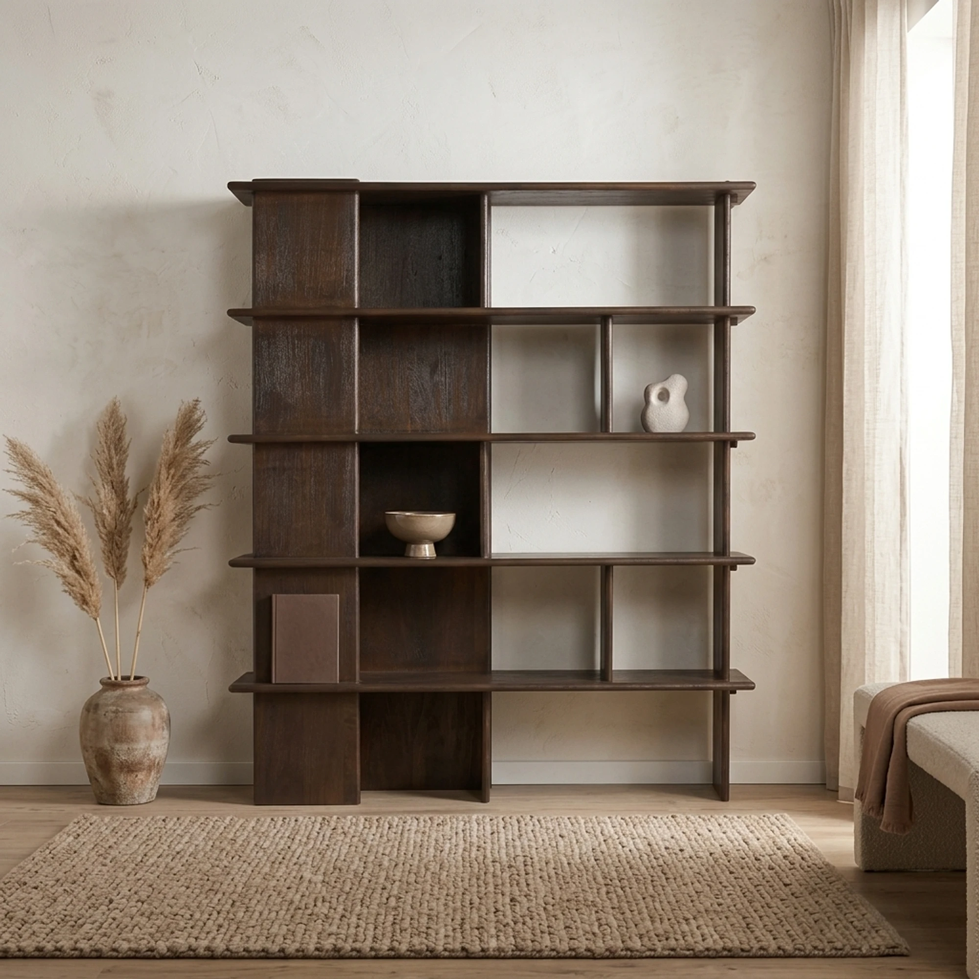 Wandschrank Lina Mangoholz Braun 150 cm - Starfurn