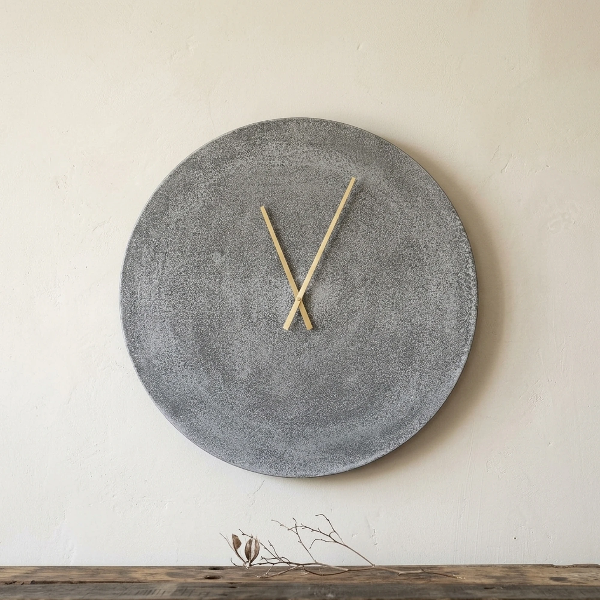 Wandklok Rond Zilver - Benoa