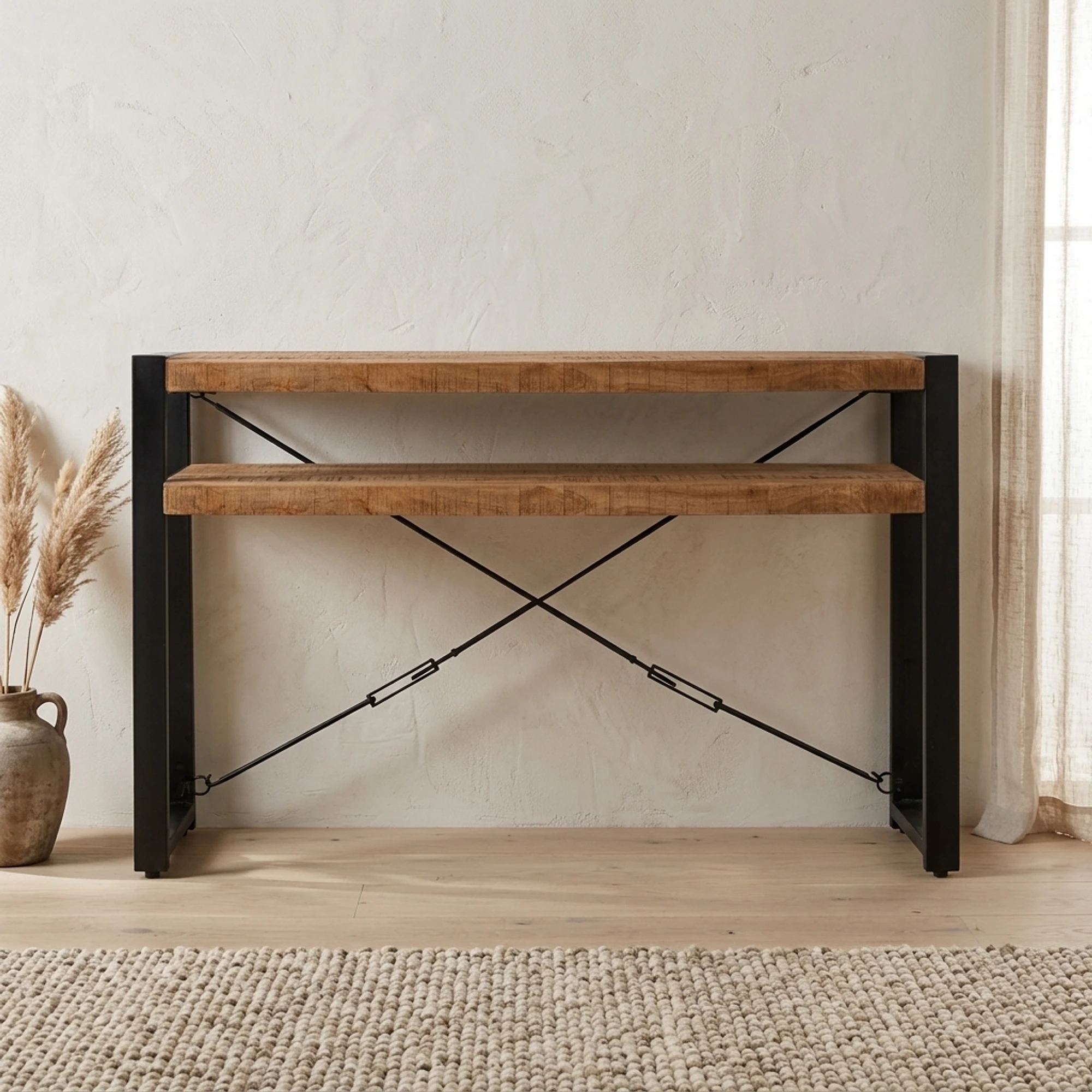 Console Table Britt with Compartment - Benoa