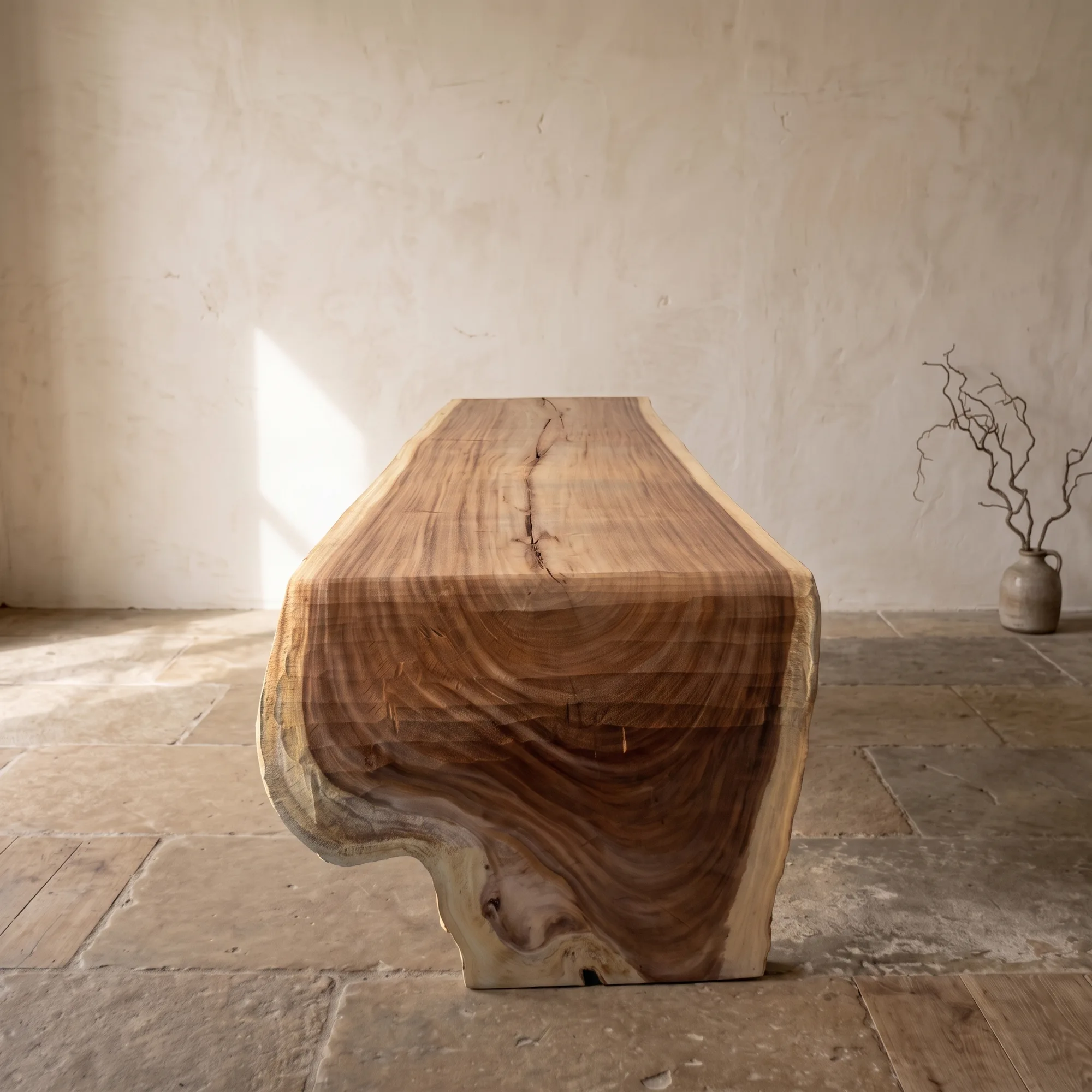 Waterval boomstamtafel suarhout | 280 cm