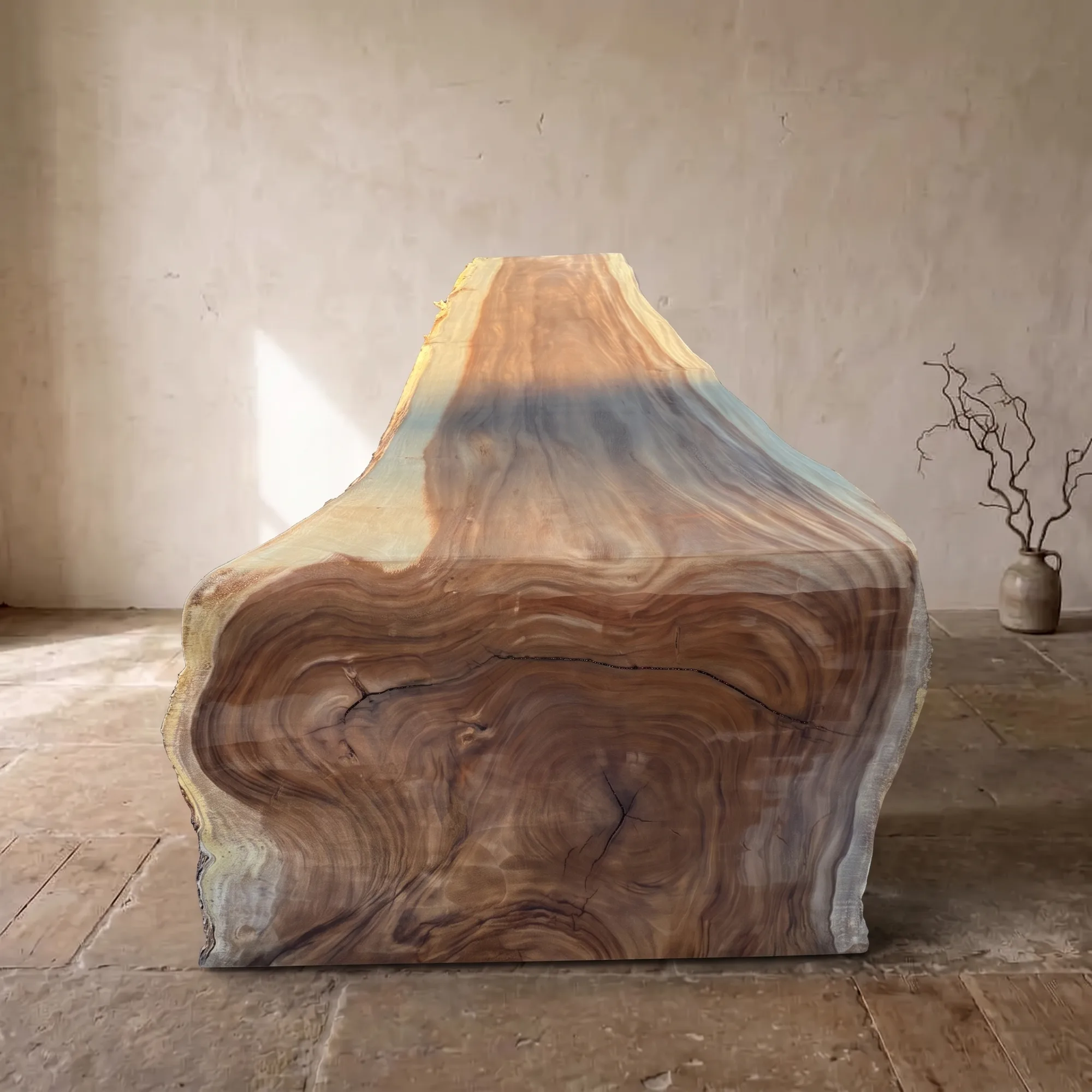 Wasserfall Baumstammtisch Suarholz | 335 cm