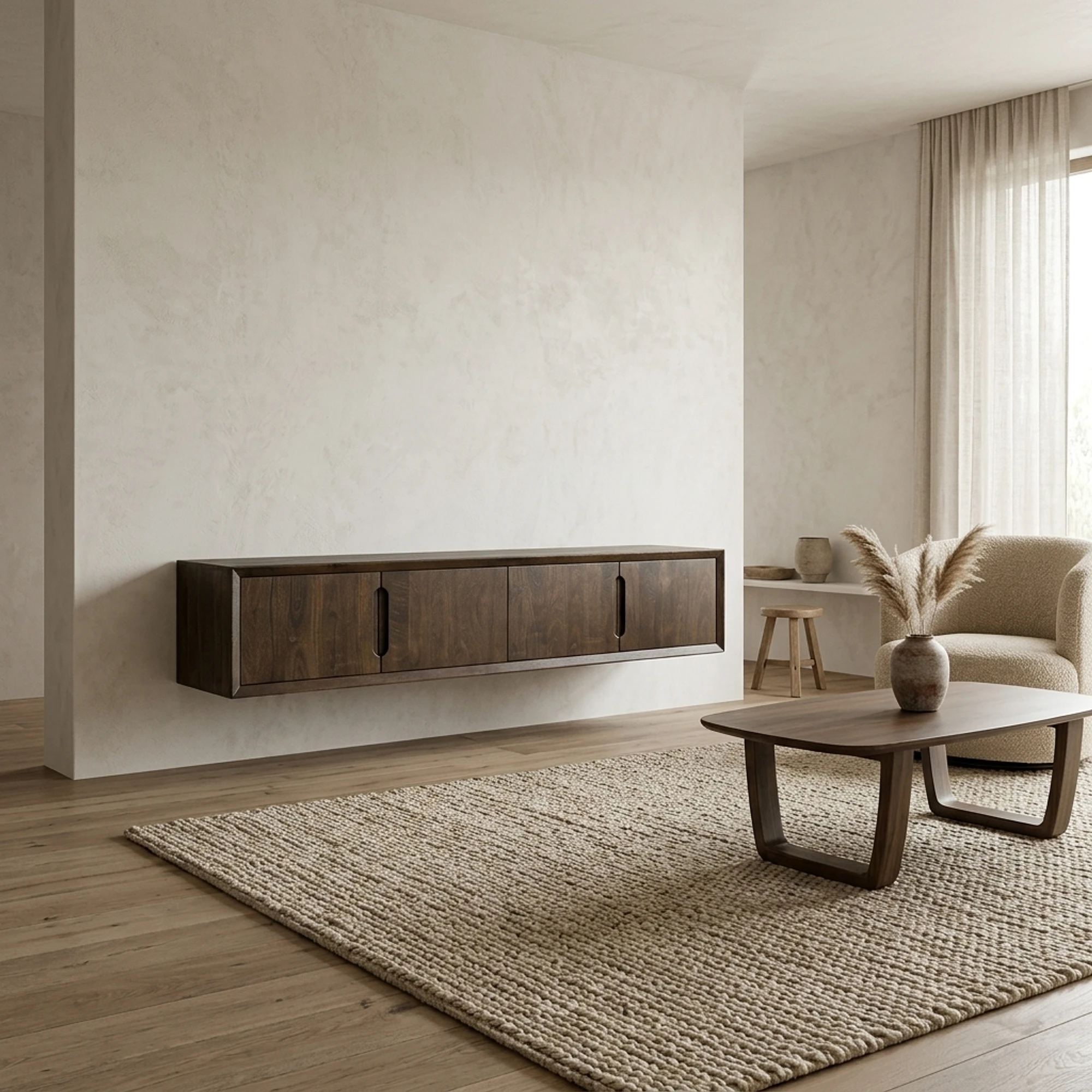Zwevend tv-meubel Cortez Zwevend 180cm - Livingfurn