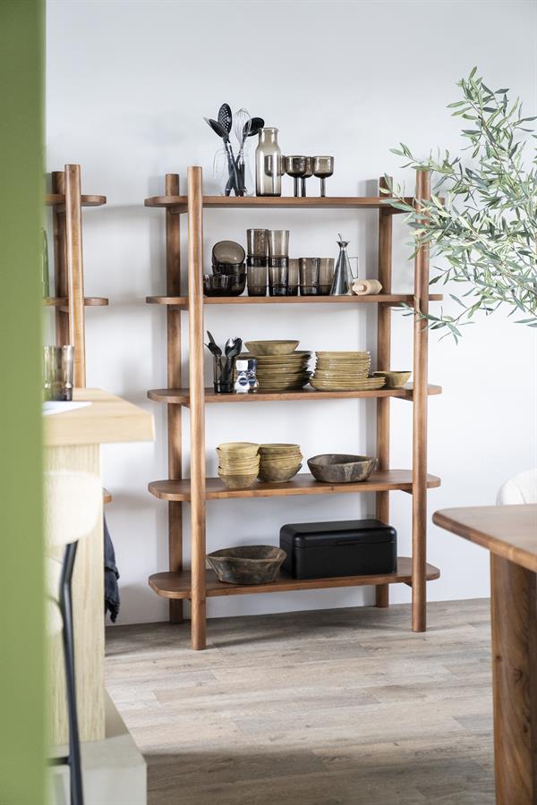 Wall Cabinet Julian Acacia Wood - Eleonora