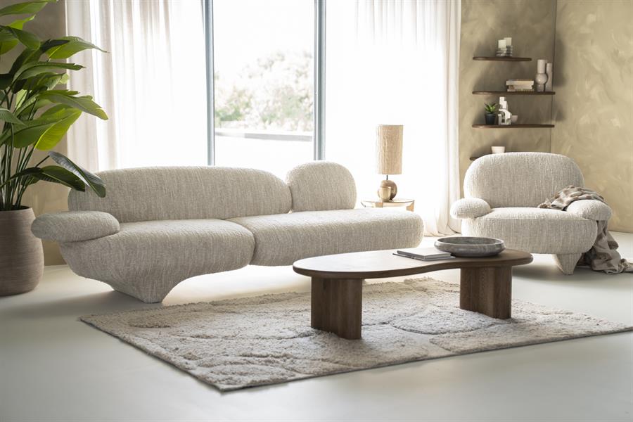 Jayden Sofa Beige Barkley - Eleonora