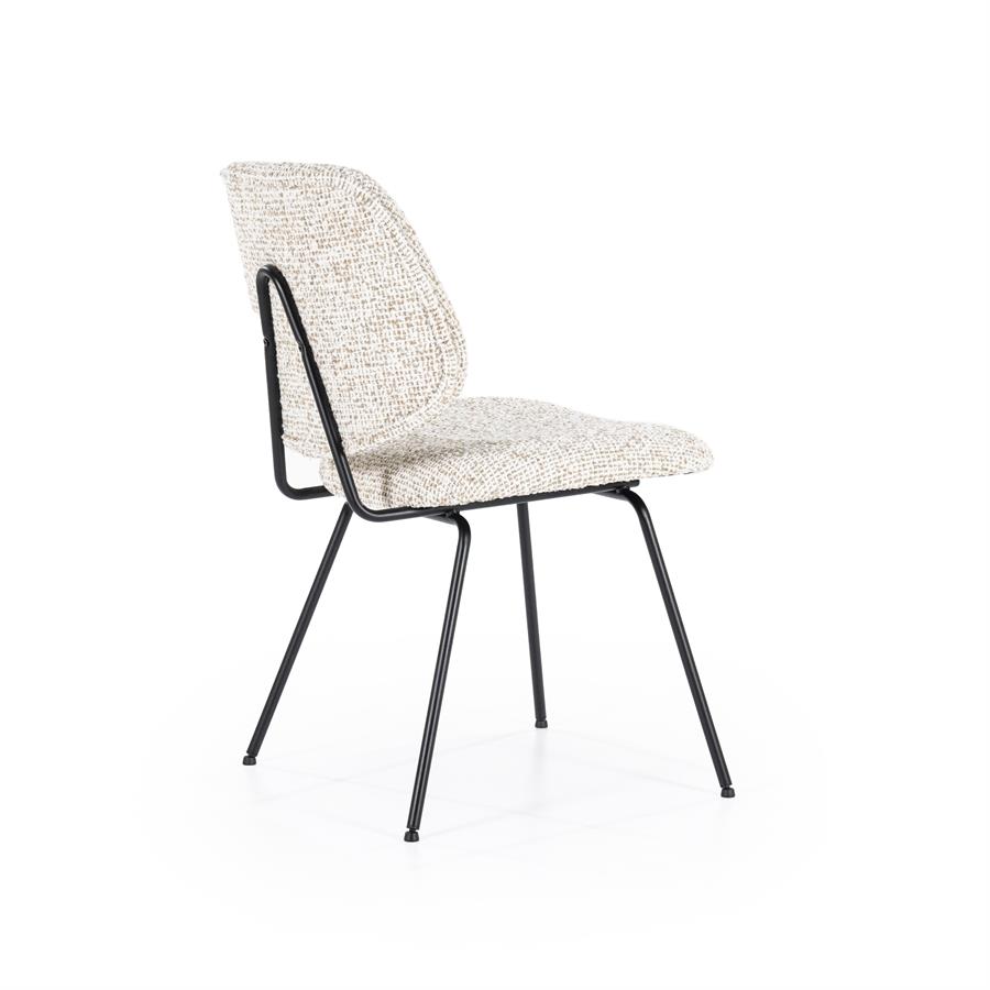 Jon chair beige Maywood - Eleonora