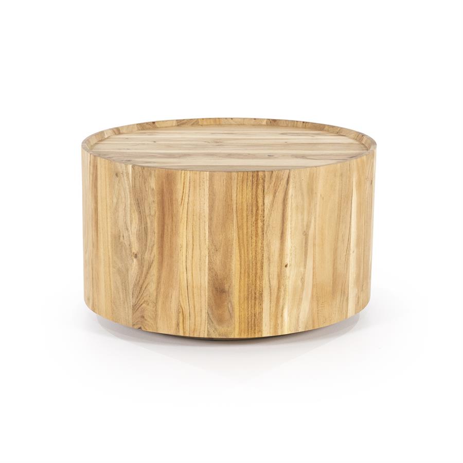 Zayn Coffee Table 60x35 natural Acacia Wood - Eleonora