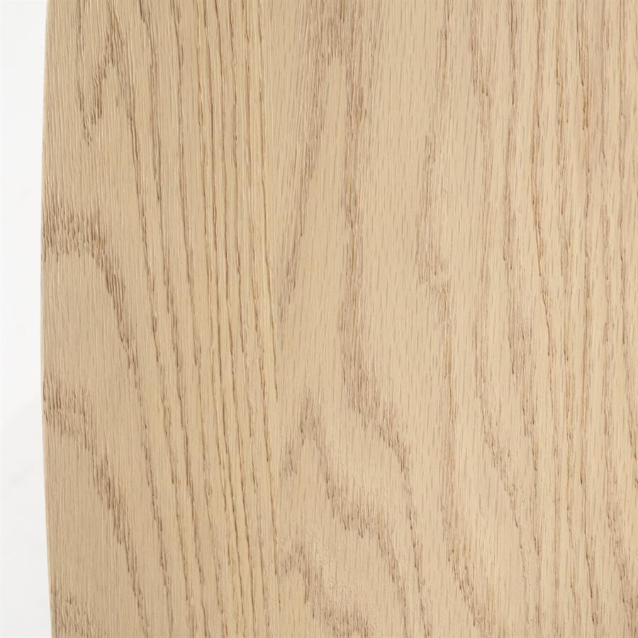 Detailaufnahme des Couchtisch Stef medium natur Eiche, mit der Maserung des hellen Eichenholzes - Eleonora