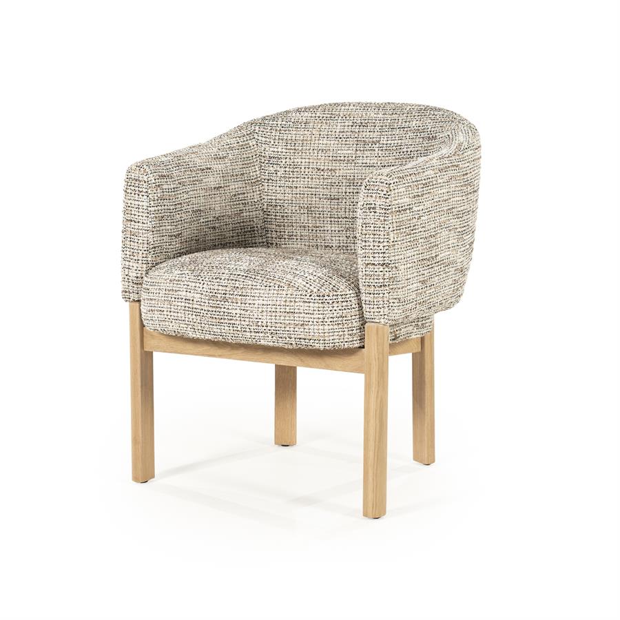 Chair Micha taupe Nori - Eleonora
