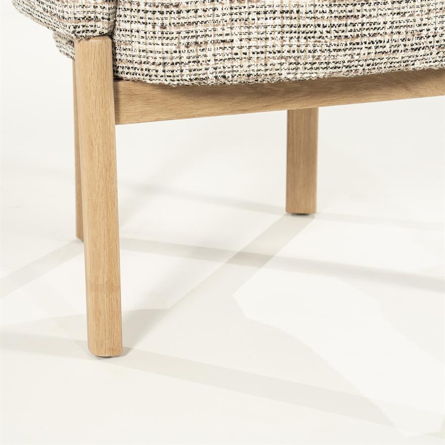 Chair Micha taupe Nori - Eleonora
